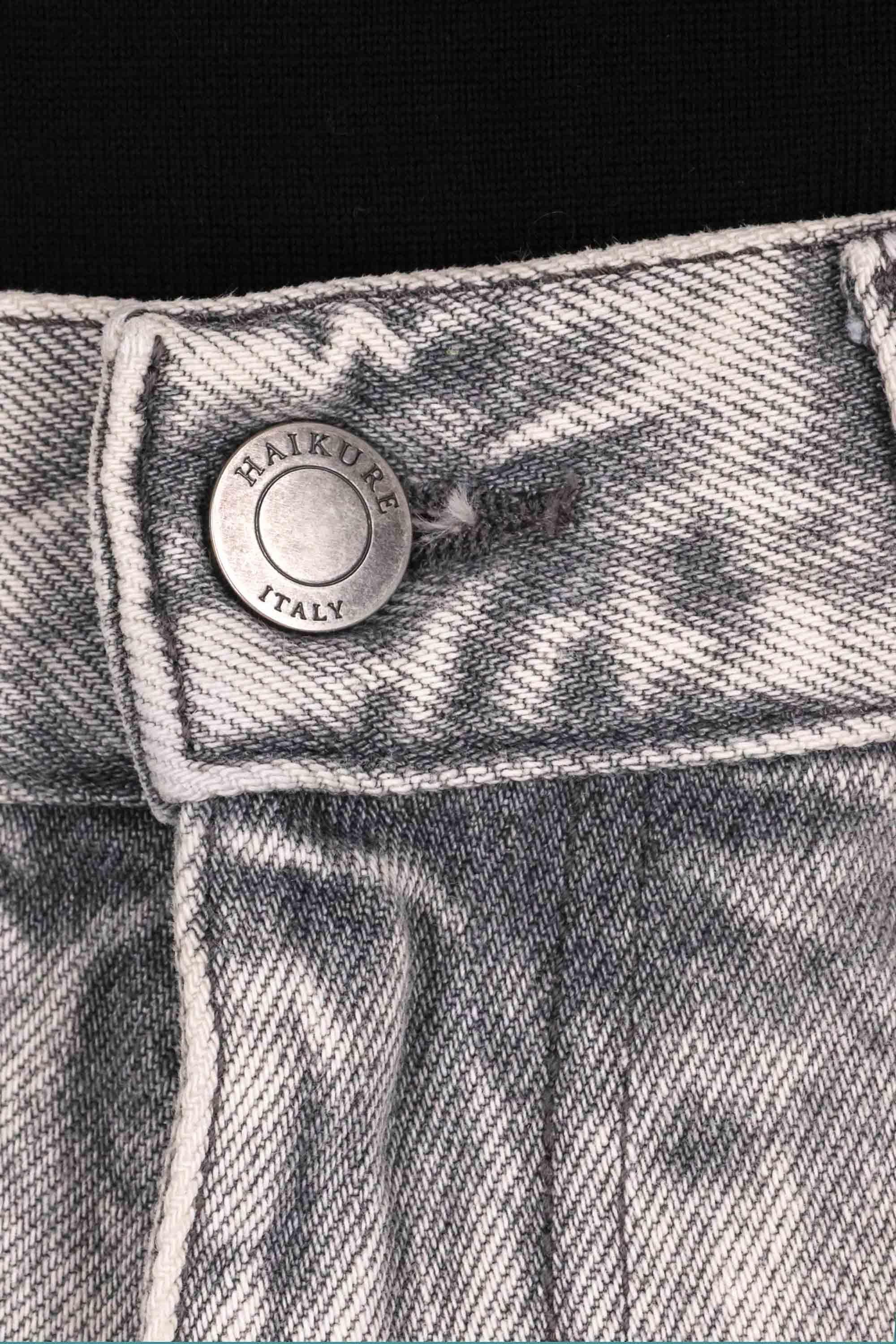 Jeans in puro cotone pearl grey modello Artie 03258DF118 L0896 Haikure