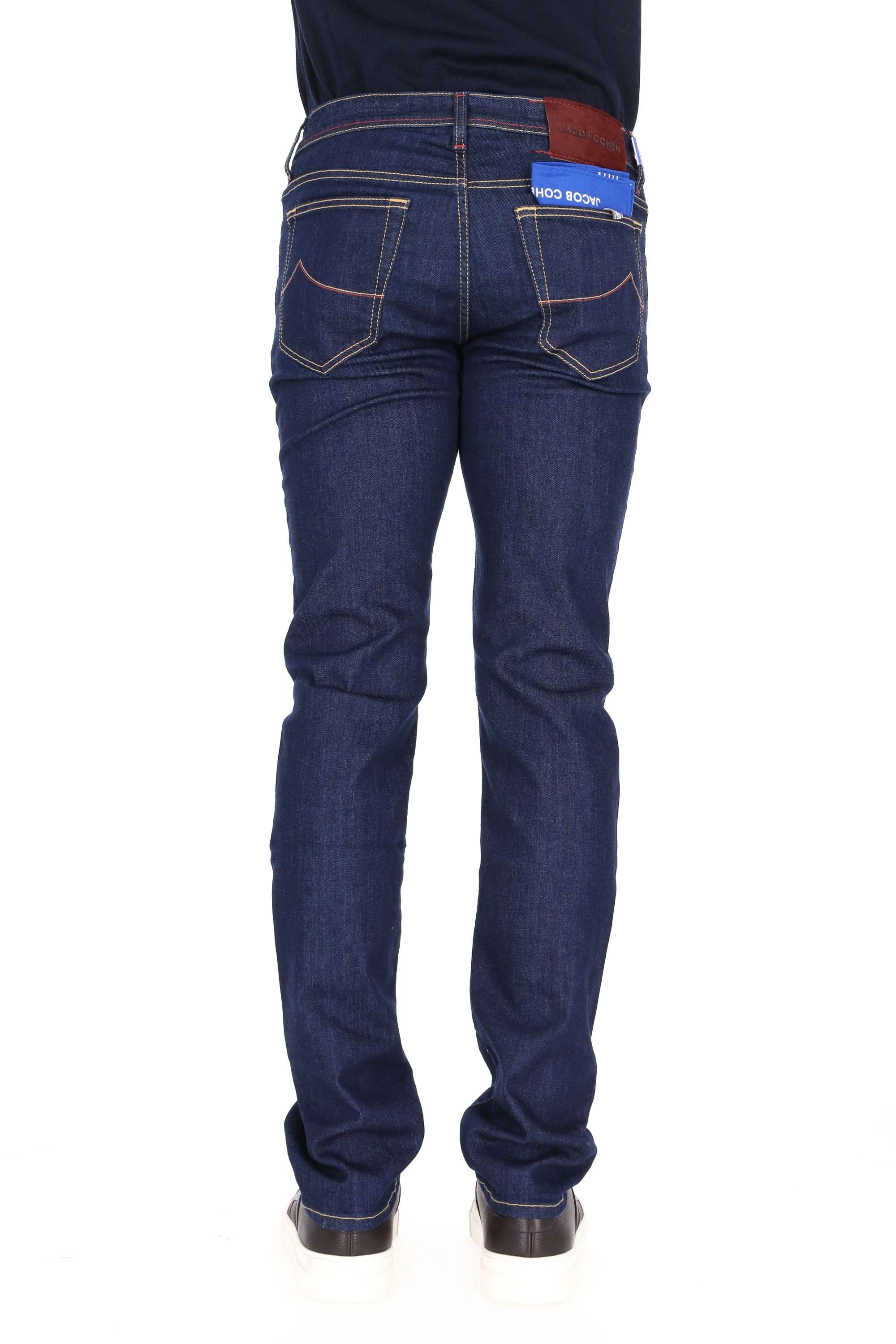 Jacob Cohen Jeans in cotone comfort etichetta cavallino rosso Bard fit JUX_QX004 001 S3623 BARD 100D