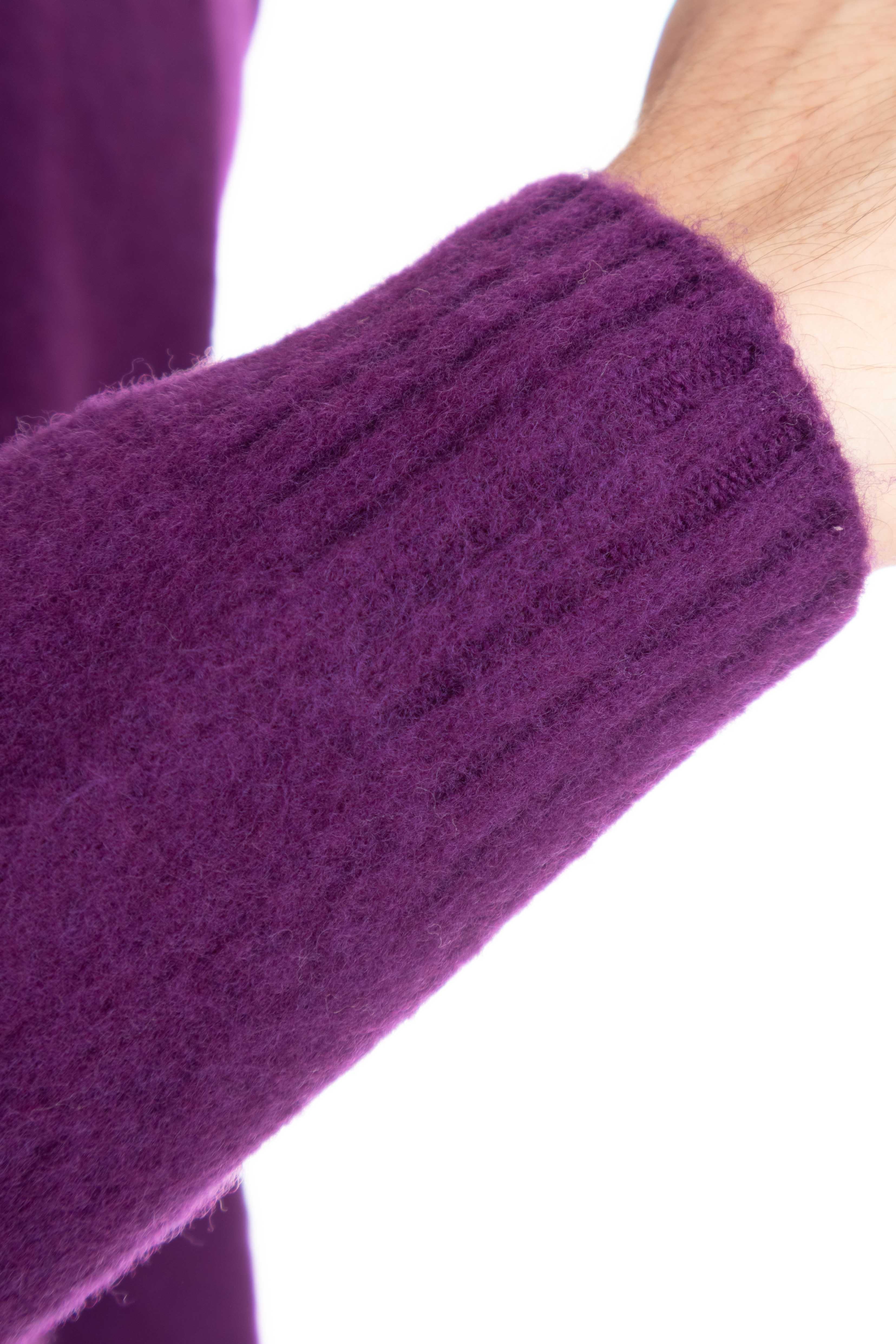 Maglia girocollo in lana garzata D8W103G.3 856 Drumohr