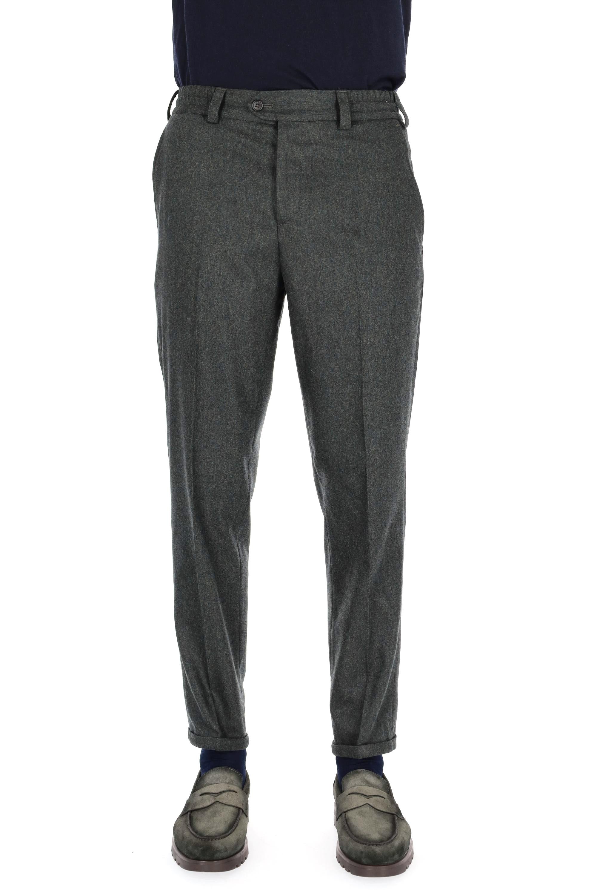 PT Torino Pantaloni flanella di lana-cashmere modello The Rebel RFRBB30REW TO03 0450