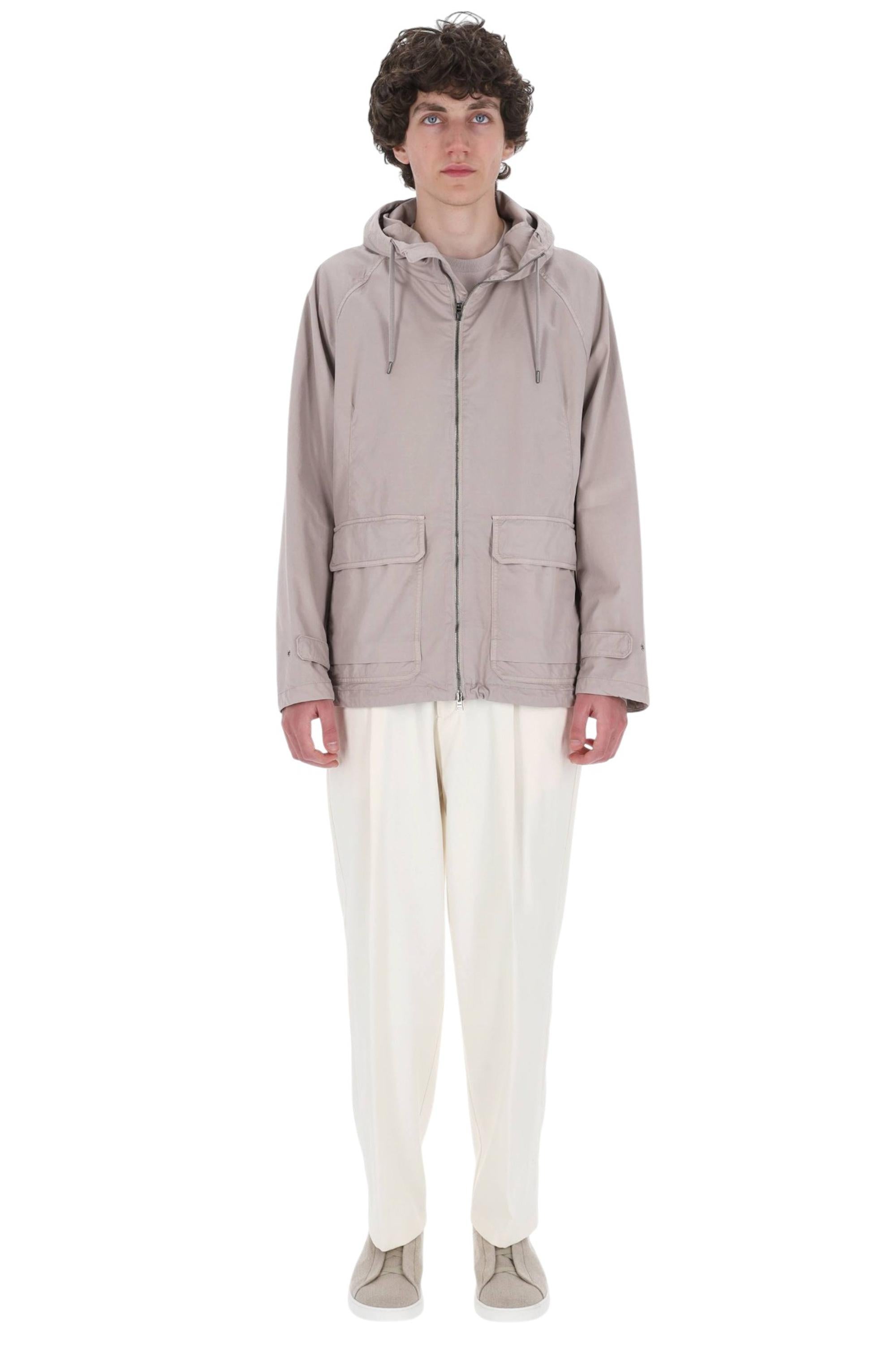 Herno Giubbino in cotone con cappuccio GI000595U 9403T02