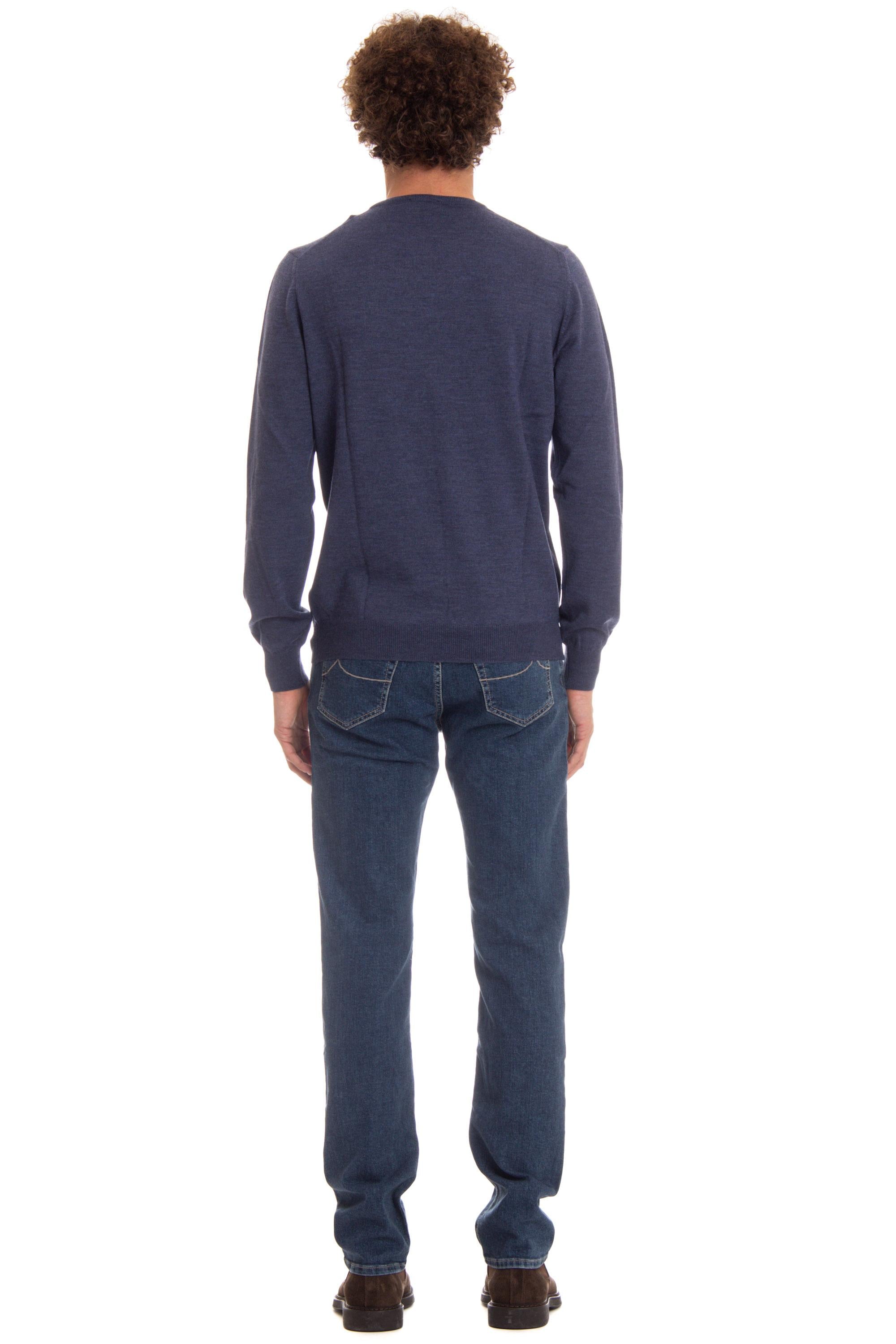 Maglia girocollo in lana vergine extrafine 1429055567/3 0597 597 Barba