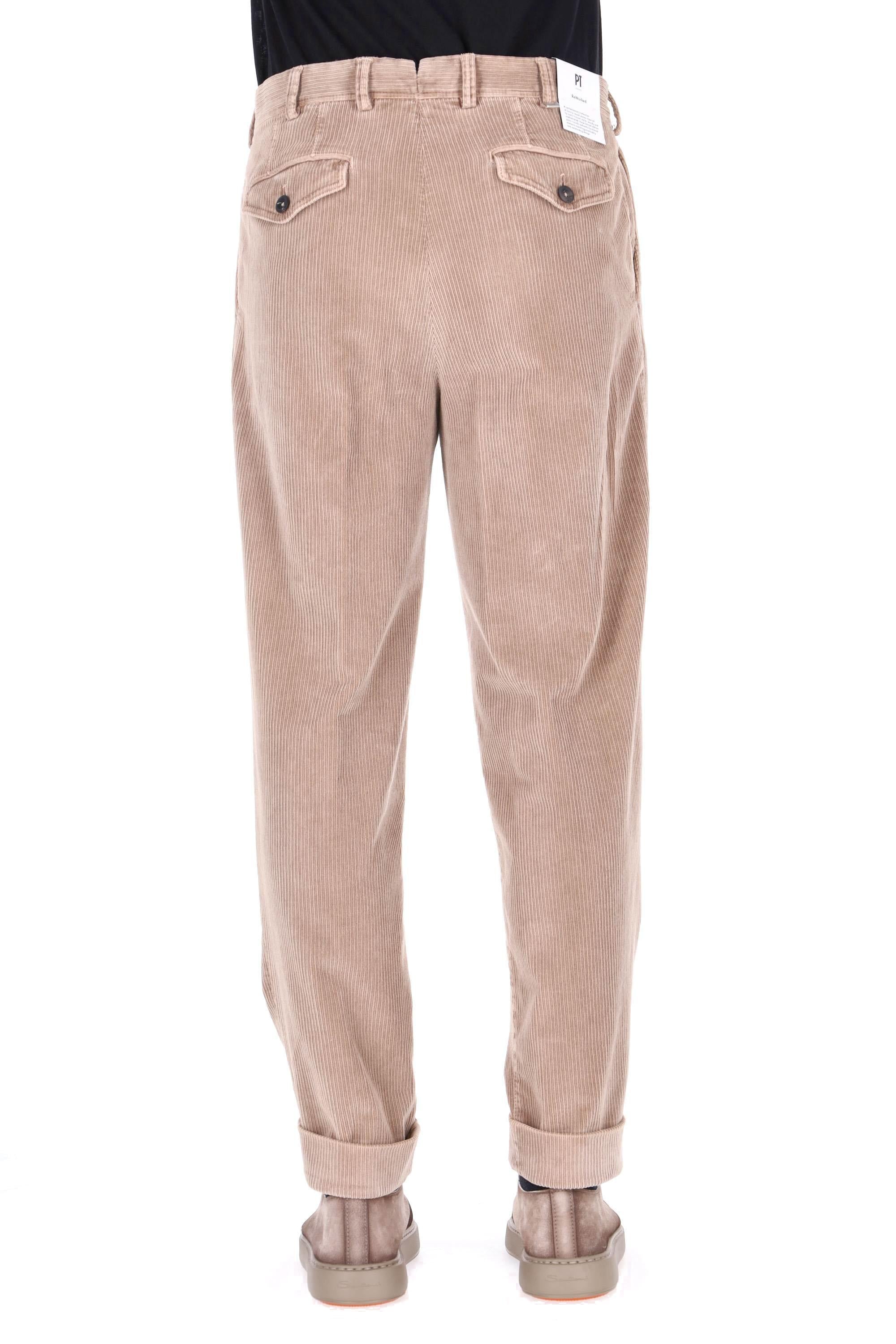 PT Torino Pantalone in velluto costa francese Gentleman fit ZTCMZBORWL TU93/2 N166