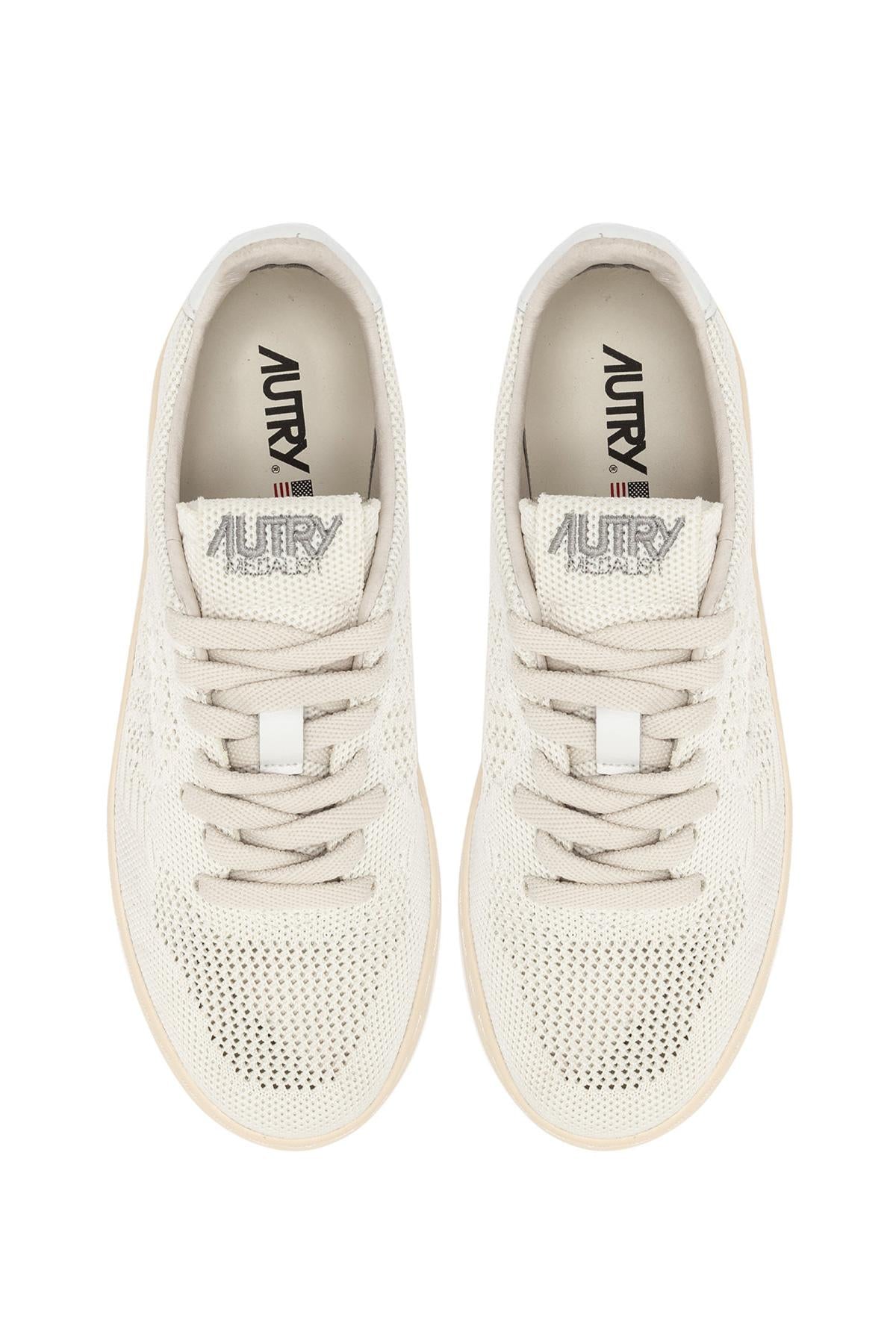 Autry Sneaker Medalist Easeknit in maglia EKLM KN08 WHT/IVORY