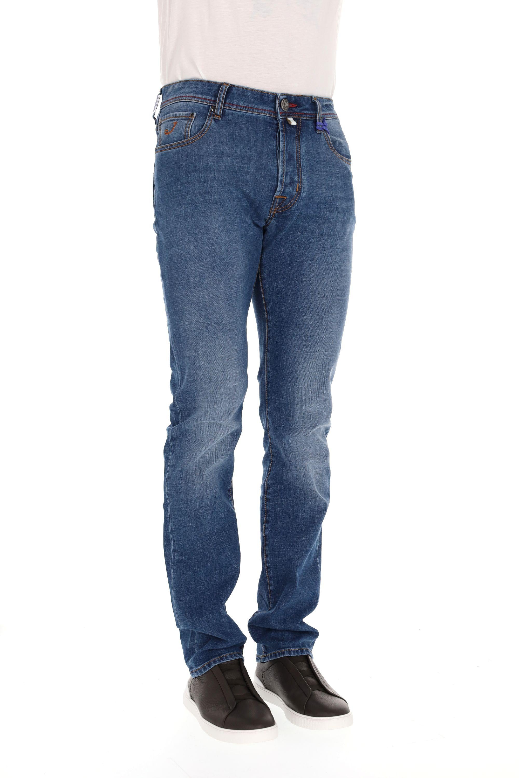 Jacob Cohen Jeans etichetta in pelle modello Bard QE004 055 S3736 V2 200D