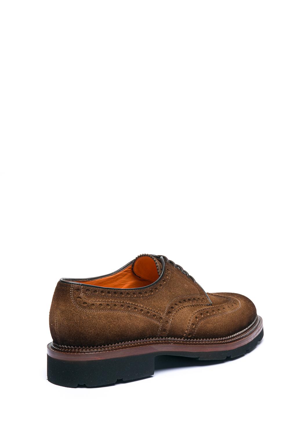 Santoni Scarpa Derby allacciata in camoscio MCC015761JL4GRVR M62