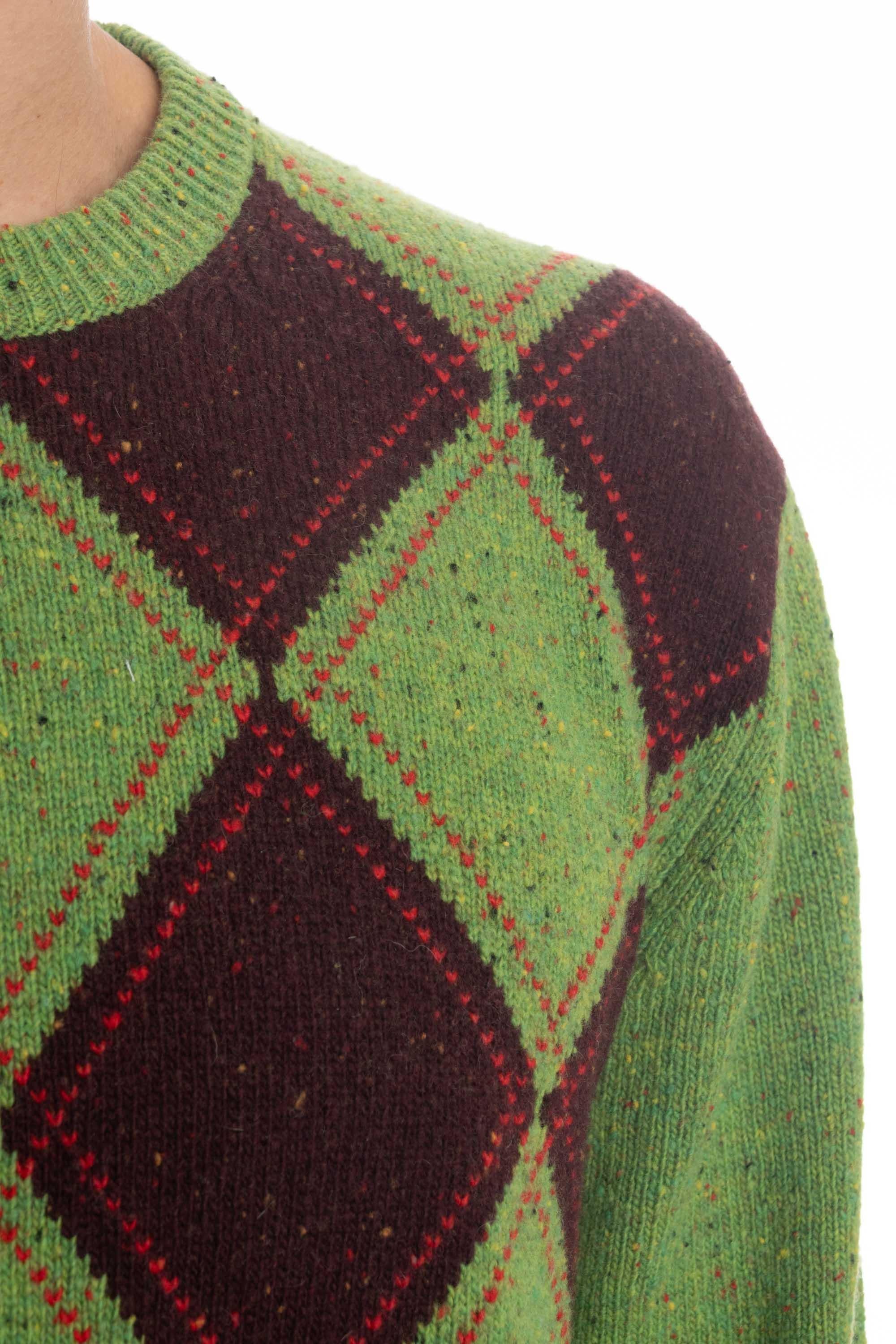 Maglia girocollo con fantasia argyle B2P000 7W132 92681 Ballantyne