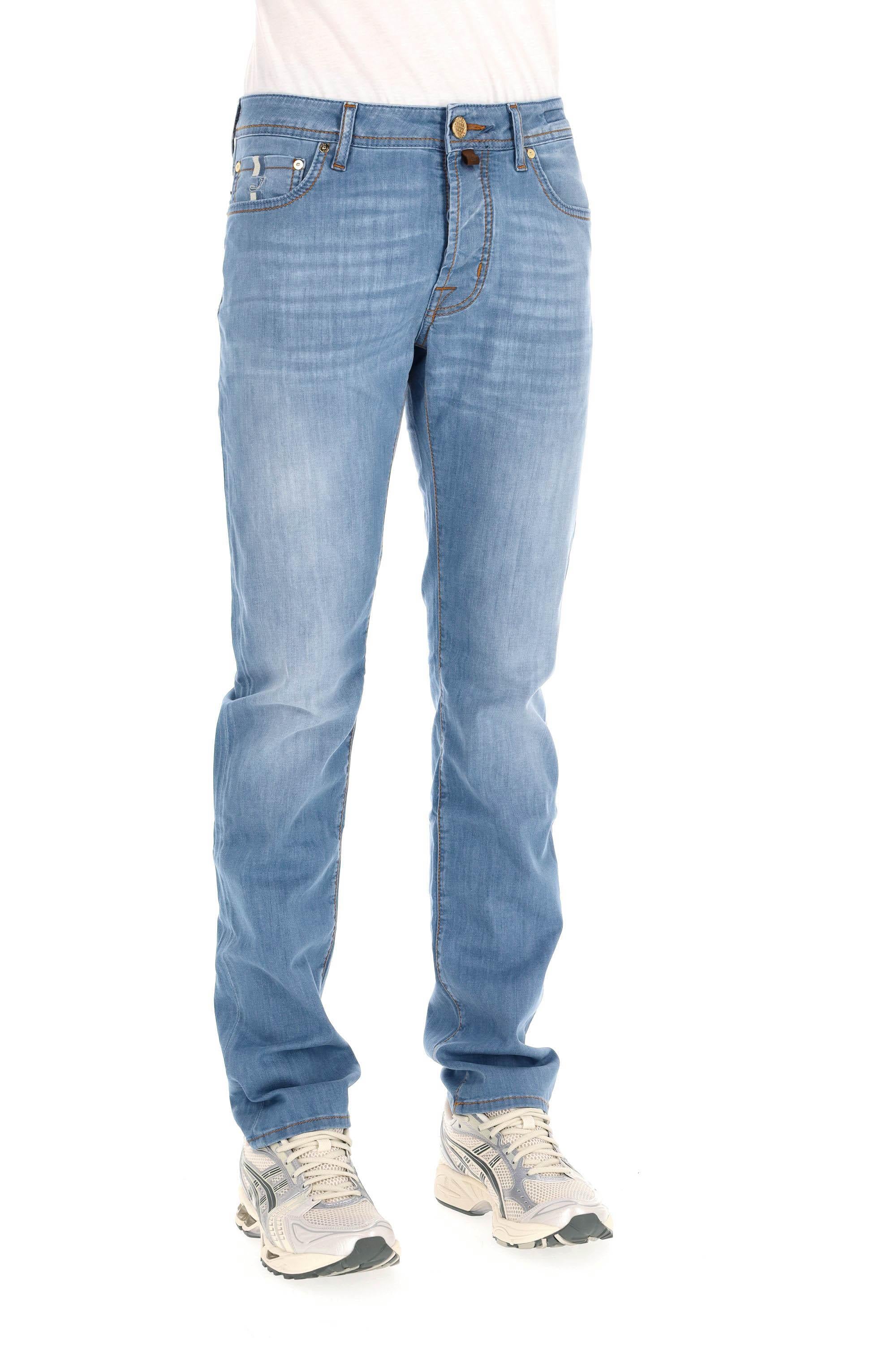Jacob Cohen Jeans etichetta pelle Bard fit QM006 T03 S4258 300D