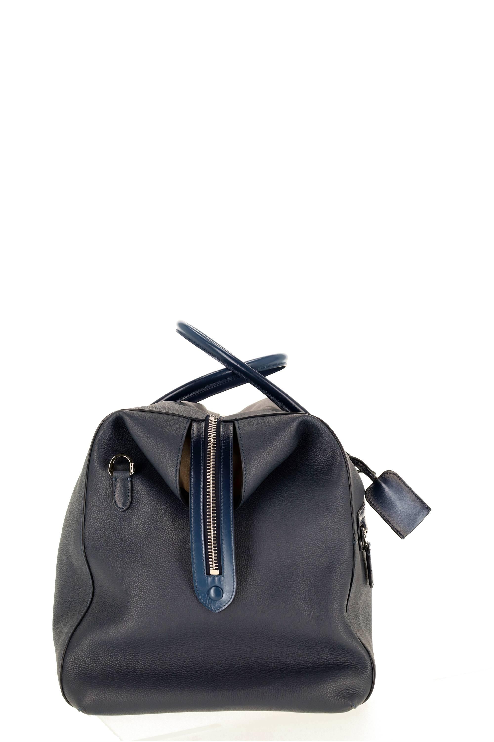 Santoni Borsa da viaggio in pelle UIBBA2646BS/2 U55