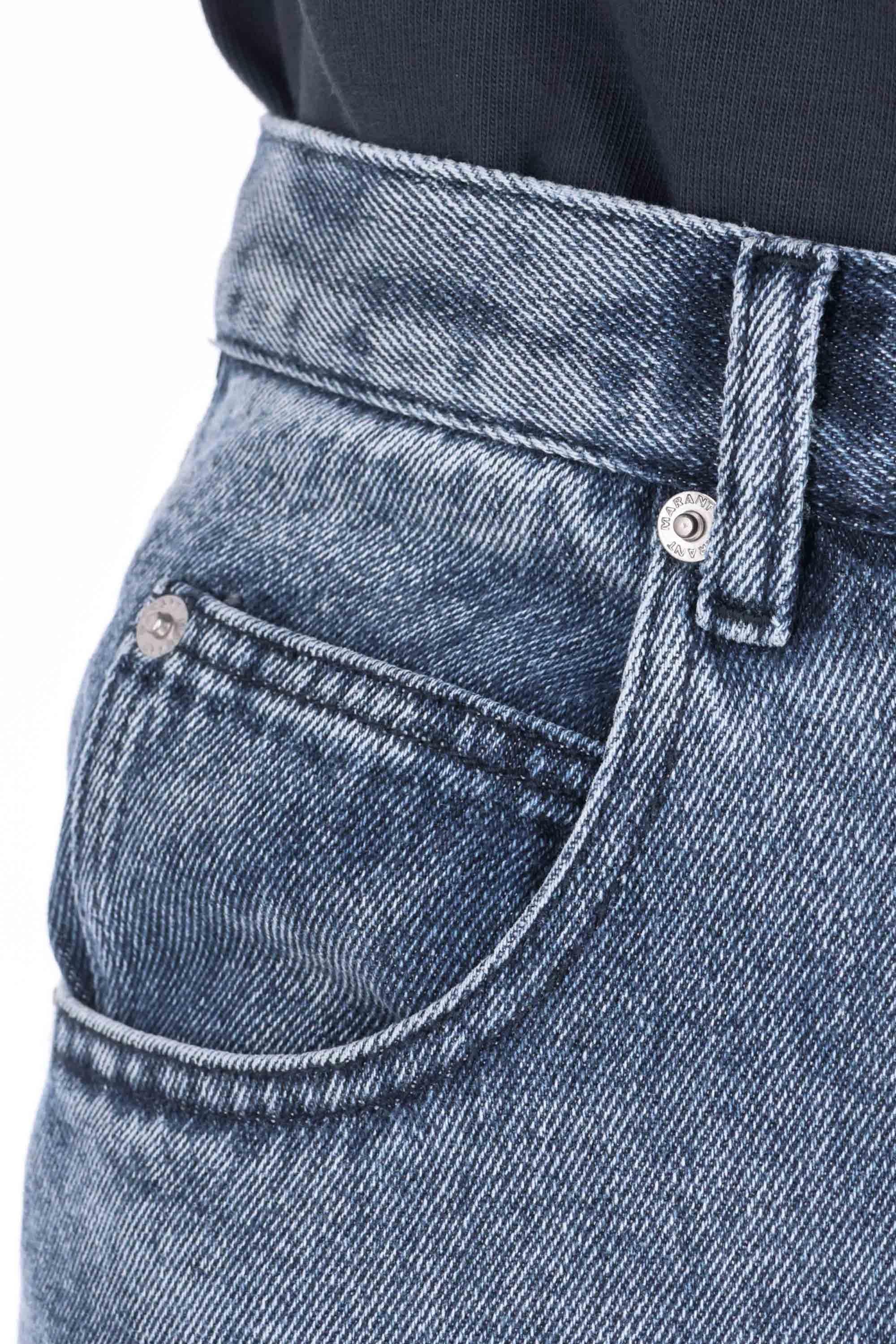 Jeans in lyocell e cotone modello Jenter PA0588HB-B1H07H 30LU Isabel Marant
