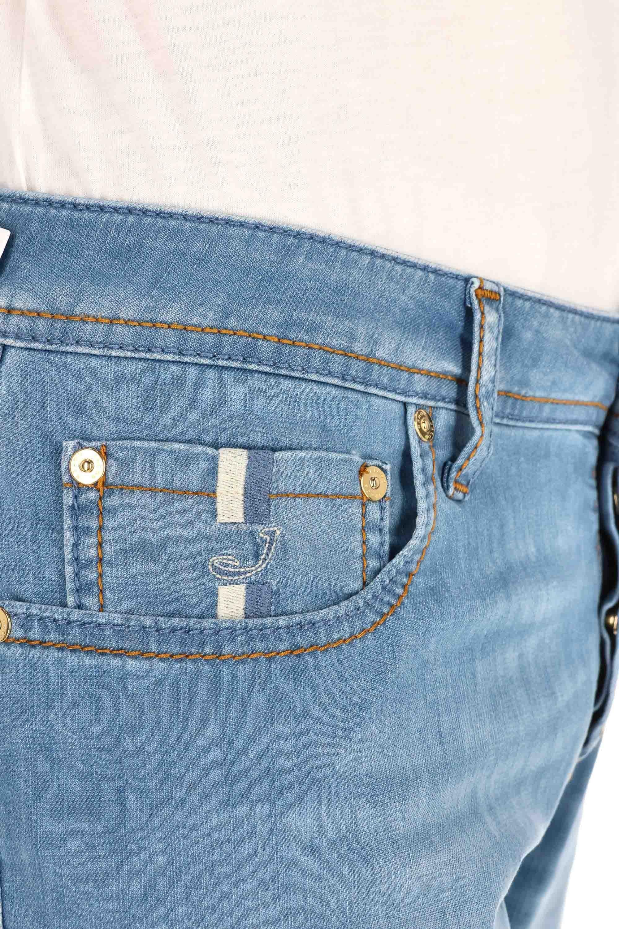 Jacob Cohen Jeans etichetta pelle Bard fit QM006 T03 S4258 300D