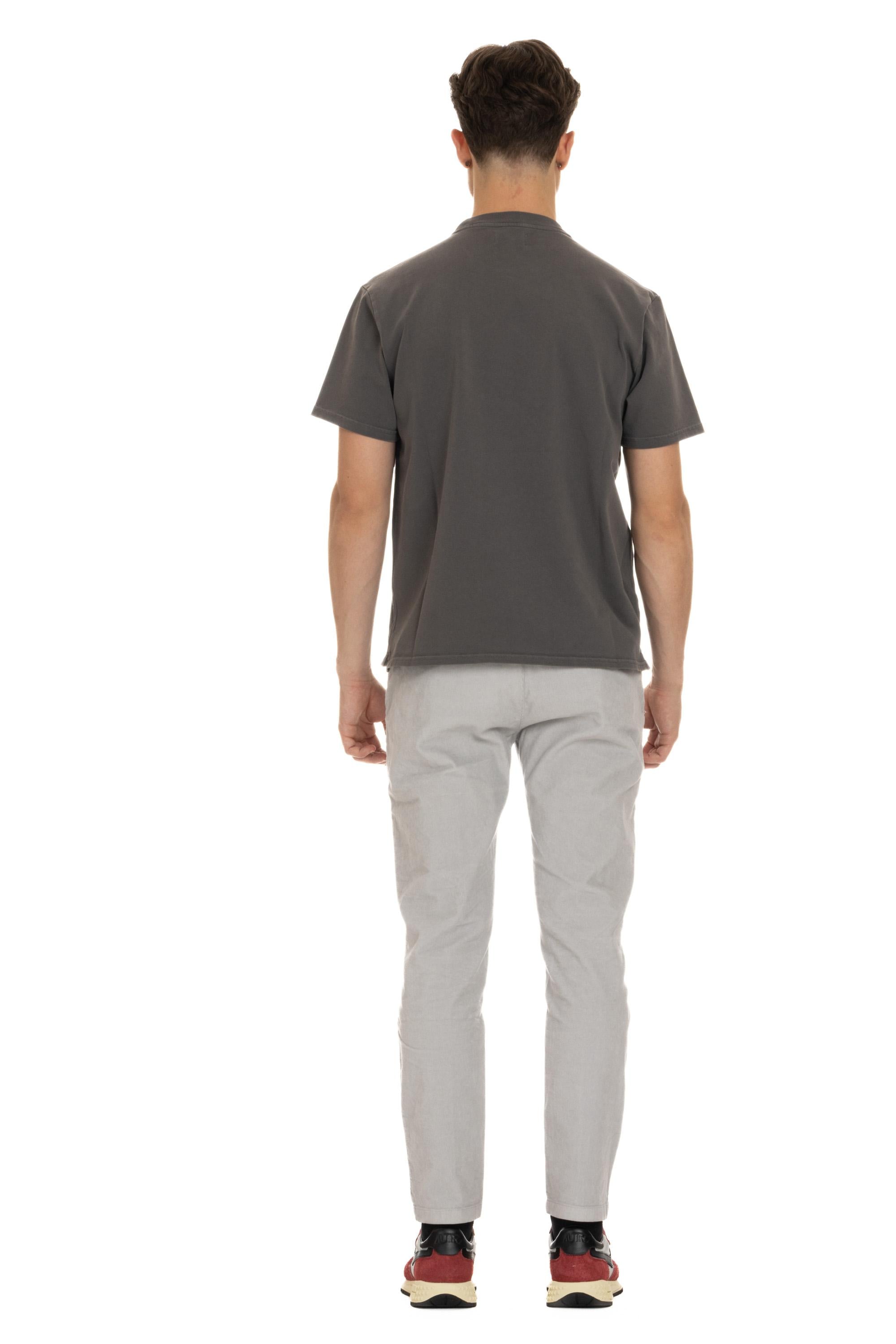 T-shirt in cotone con logo tono su tono TSPX 12OL STONE Autry