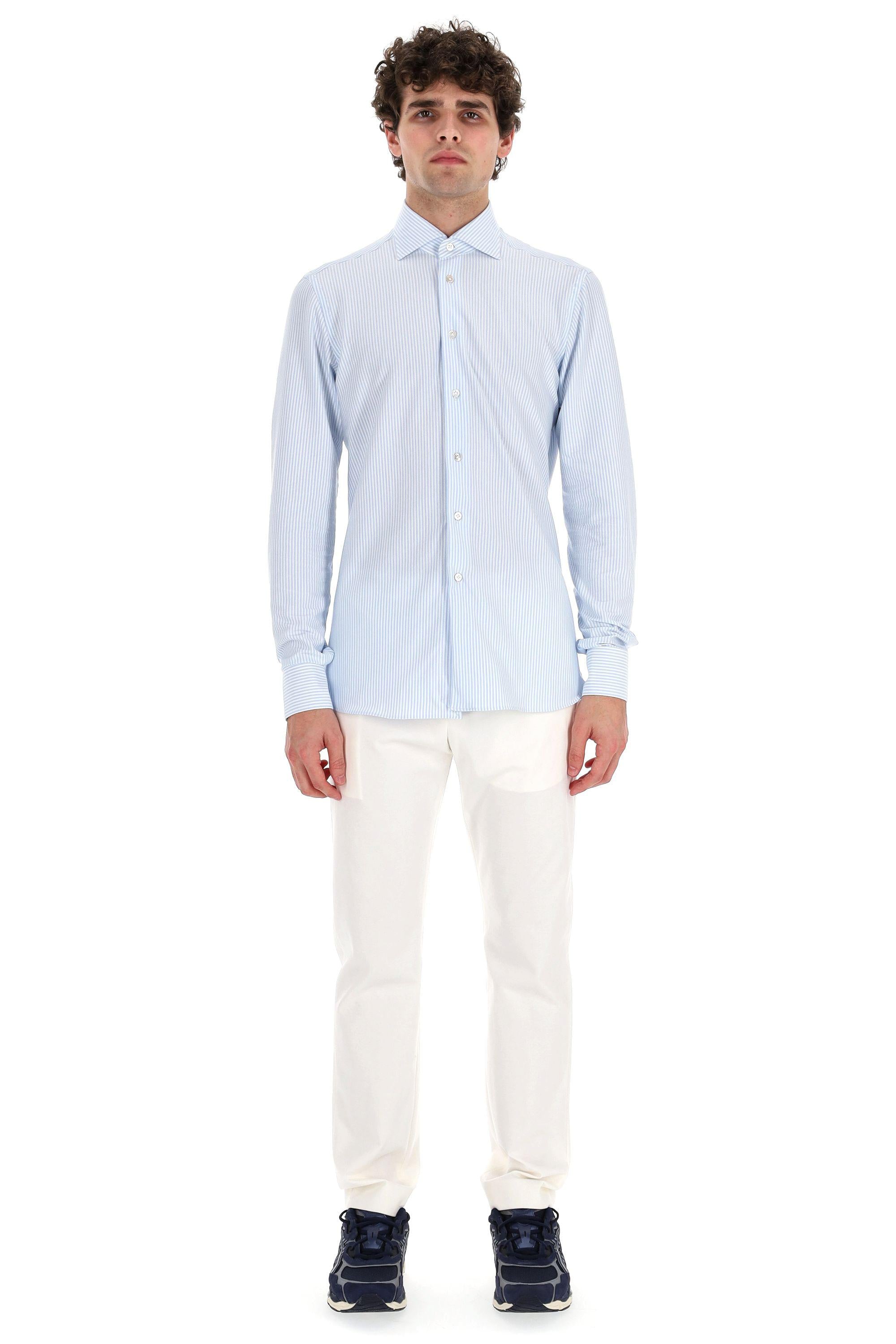 Borriello Camicia sartoriale bacchettata stretch 200060 5