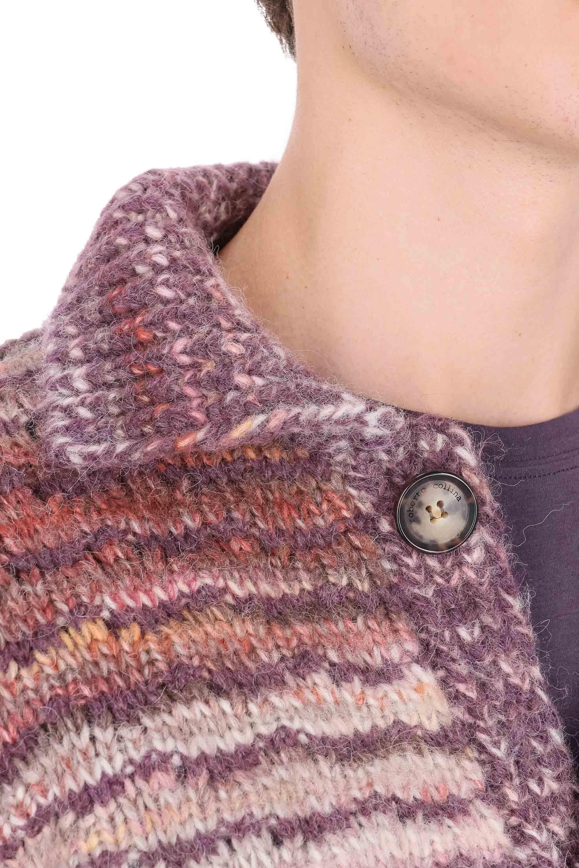 Roberto Collina Cardigan special con bottoni in alpaca-lana 3M46005 M4605