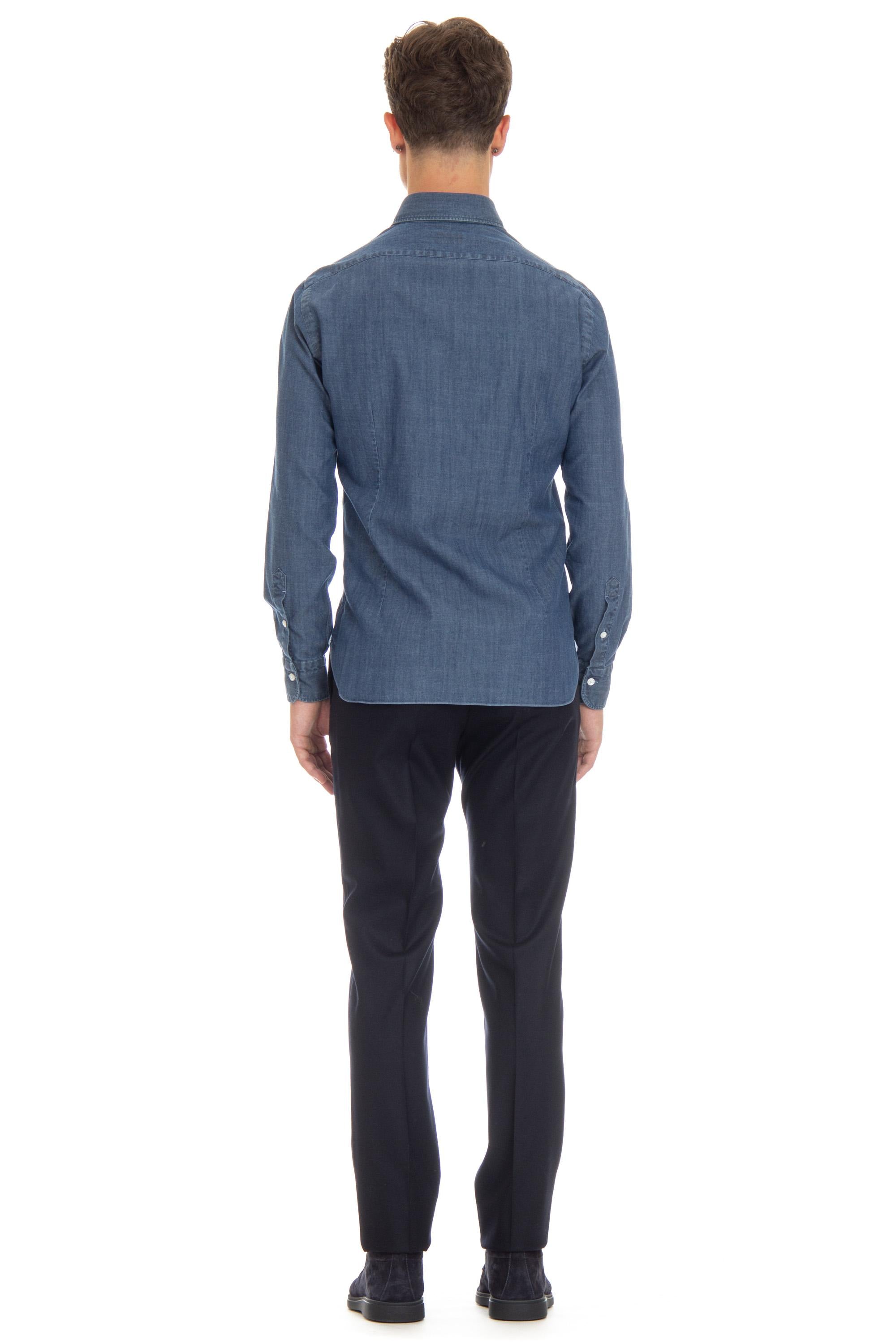 Camicia in denim Etichetta Culto LIU13P0144038.U 0001 Barba