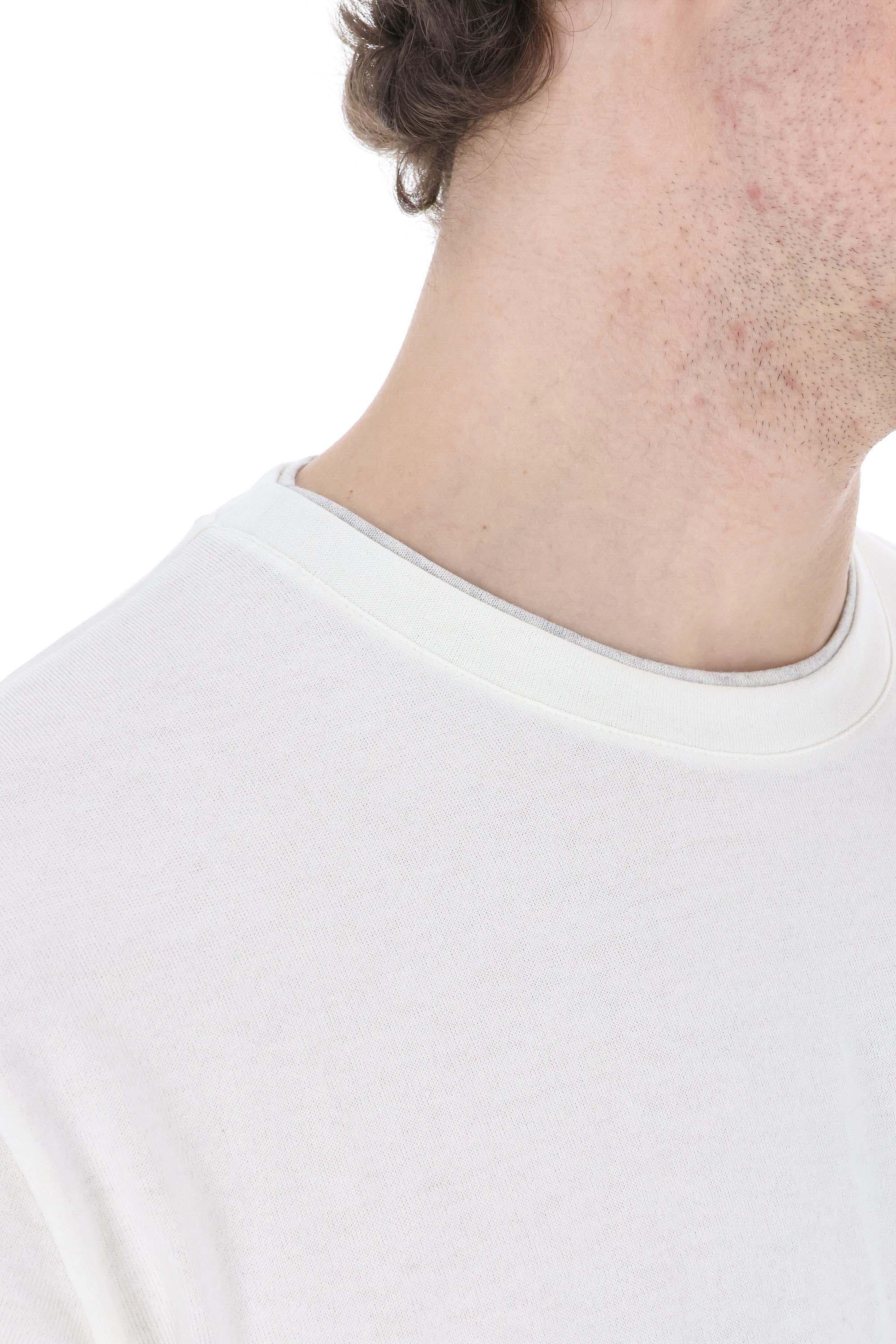 T-shirt in cotone doppi profili X75TSHH04 TESH077 01-13 Eleventy