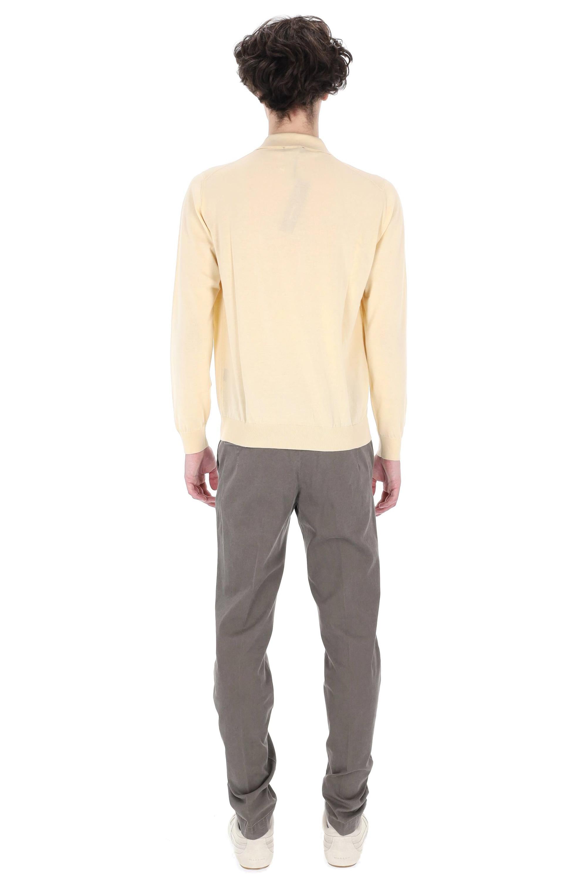 Drumohr Polo manica lunga in cotone D0GN214L 206
