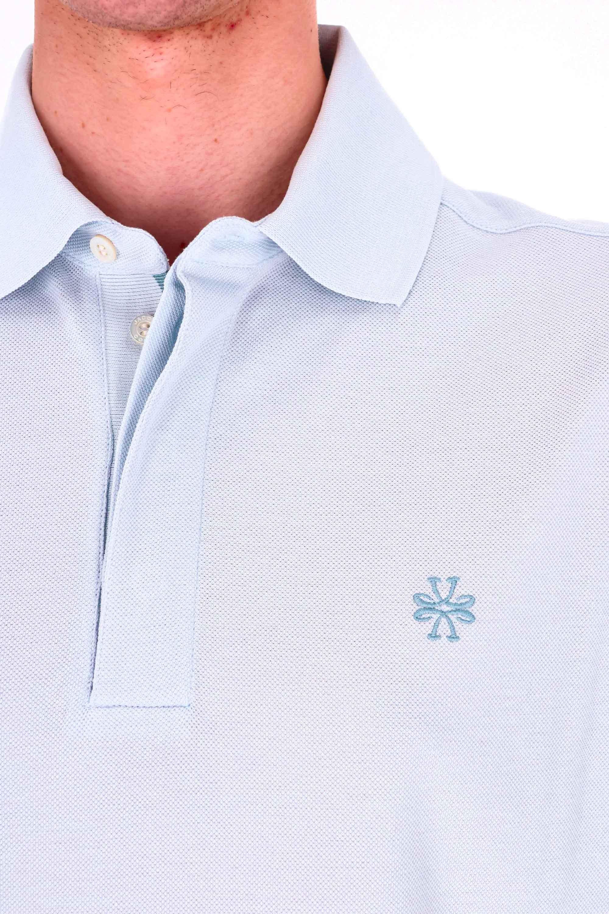 Jacob Cohen Polo in piquet di cotone comn bottoni coperti 80033-001-M4565/2 X75