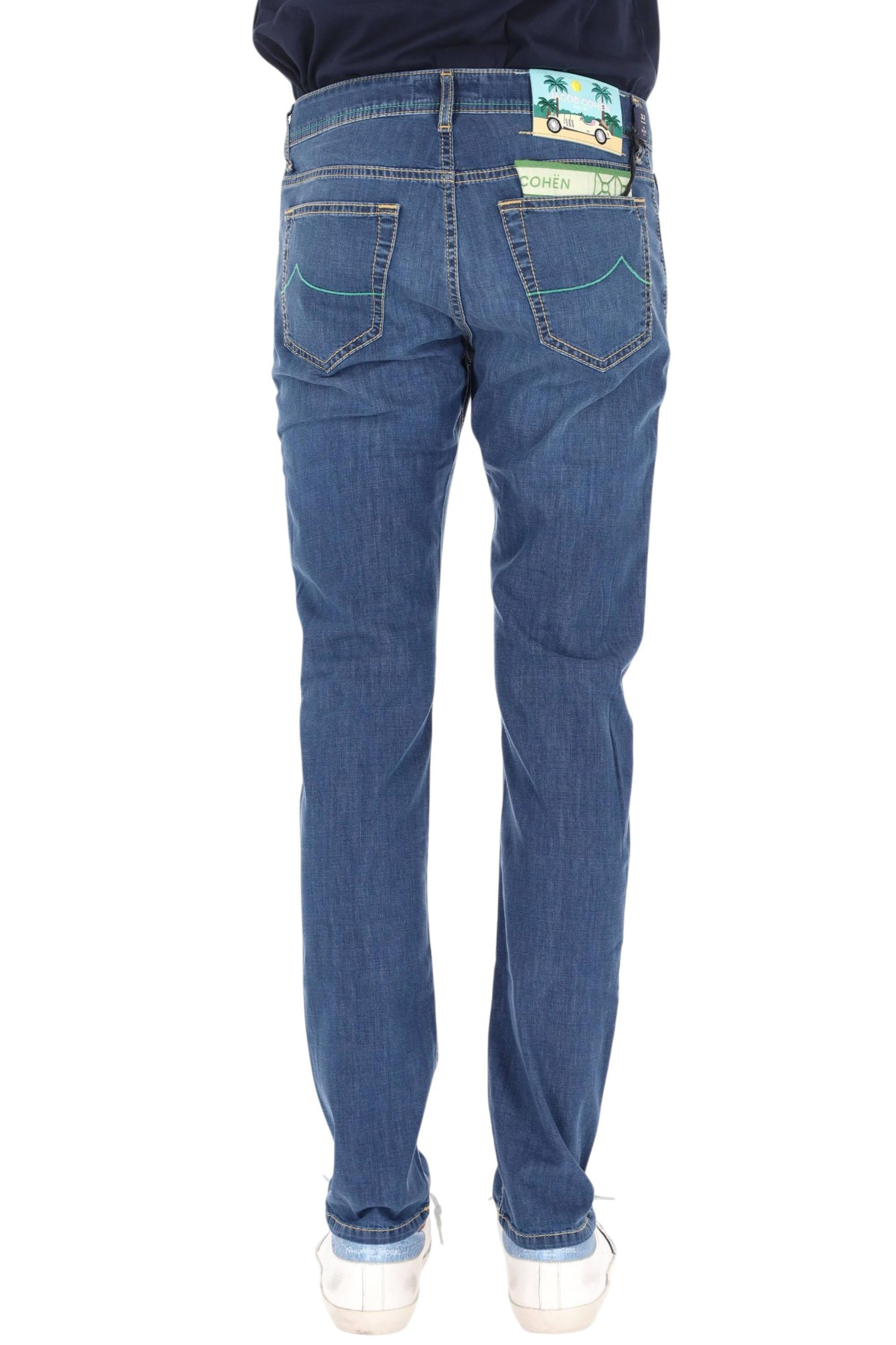 Jacob Cohen Jeans in cotone stretch Bard fit linea Resort QR004-R03-S3735 200D