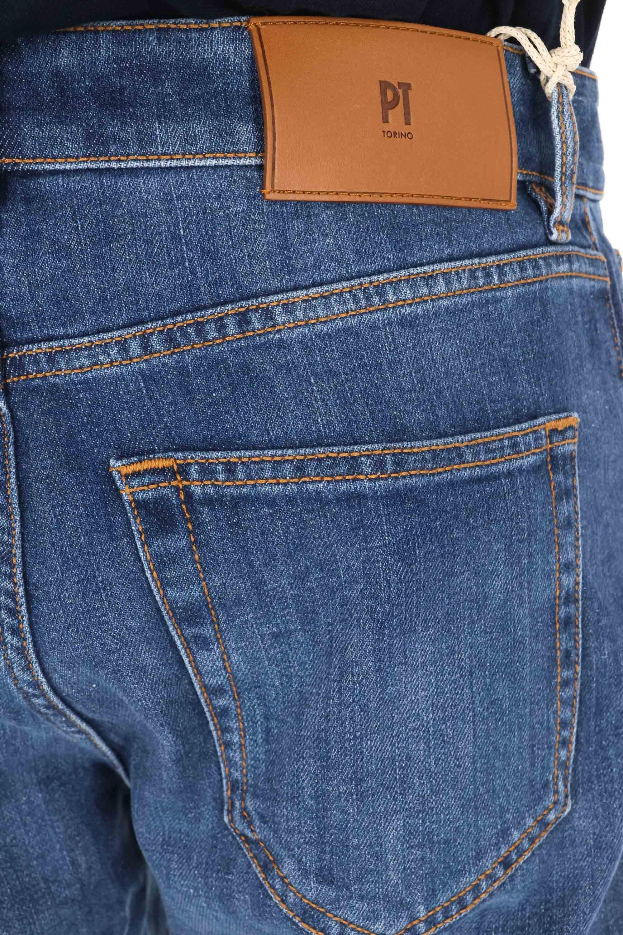 PT Denim Jeans tapered Reggae in cotone comfort C5TP05B0 TX1610 MI30