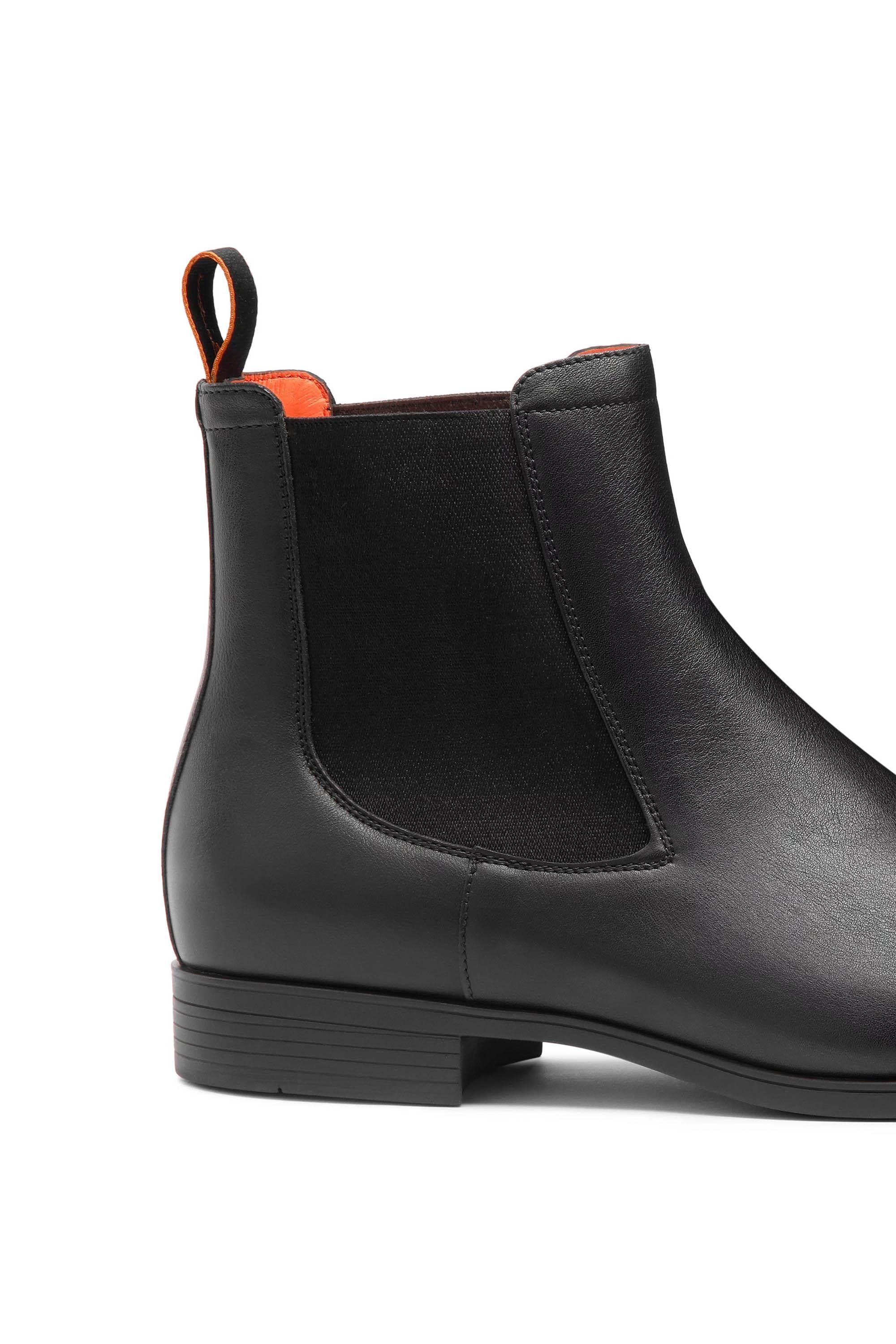 Santoni Stivaletto chelsea in pelle nera MGSI13414SMAICLB N01
