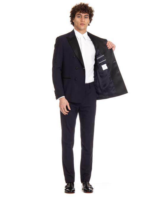 Abito smoking sartoriale doppiopetto in lana comfort C70ABUC02 TES0A053 11N Eleventy