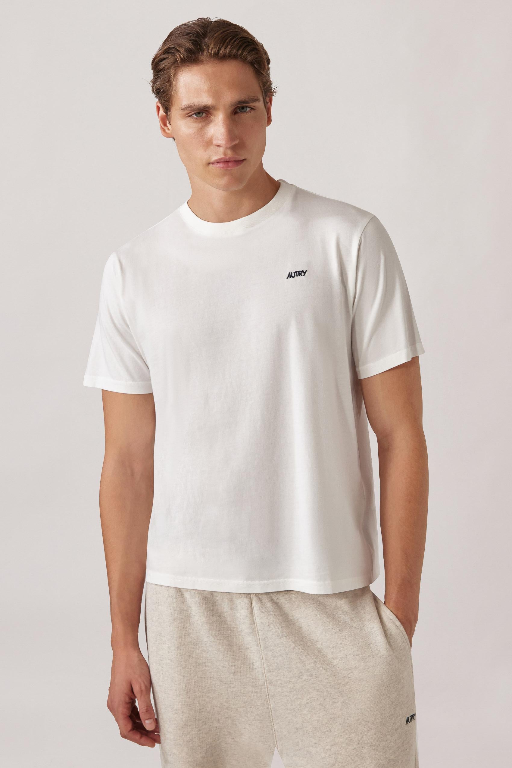 T-shirt manica corta in cotone TSPM A7CW WHITE Autry