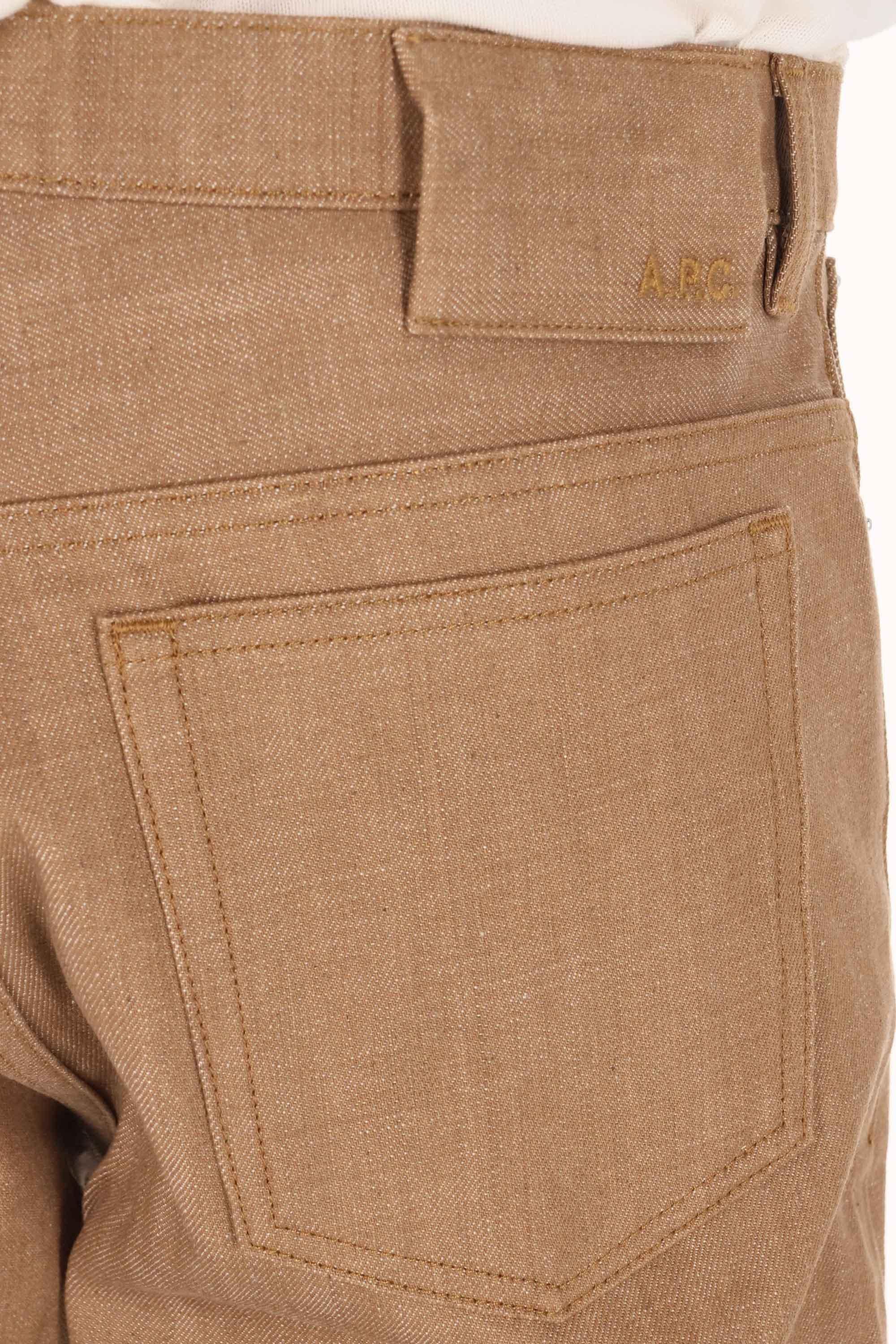 A.P.C. Jeans Arno in puro cotone COHLX-H09245 CAC-MARRON GLACE