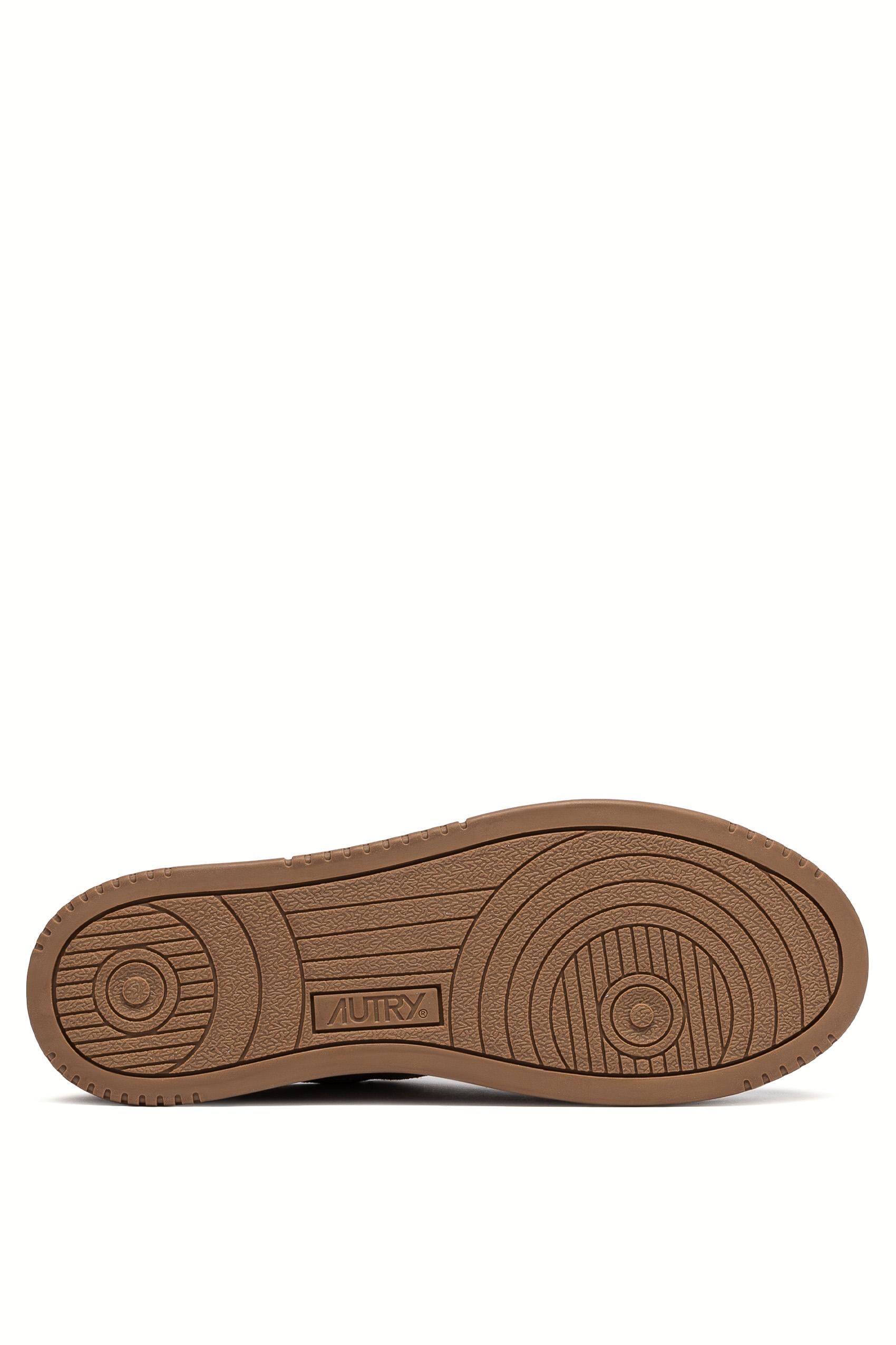 Autry Sneaker in pelle craclè modello Medalist AULM RA02 WHT/TOBACCO
