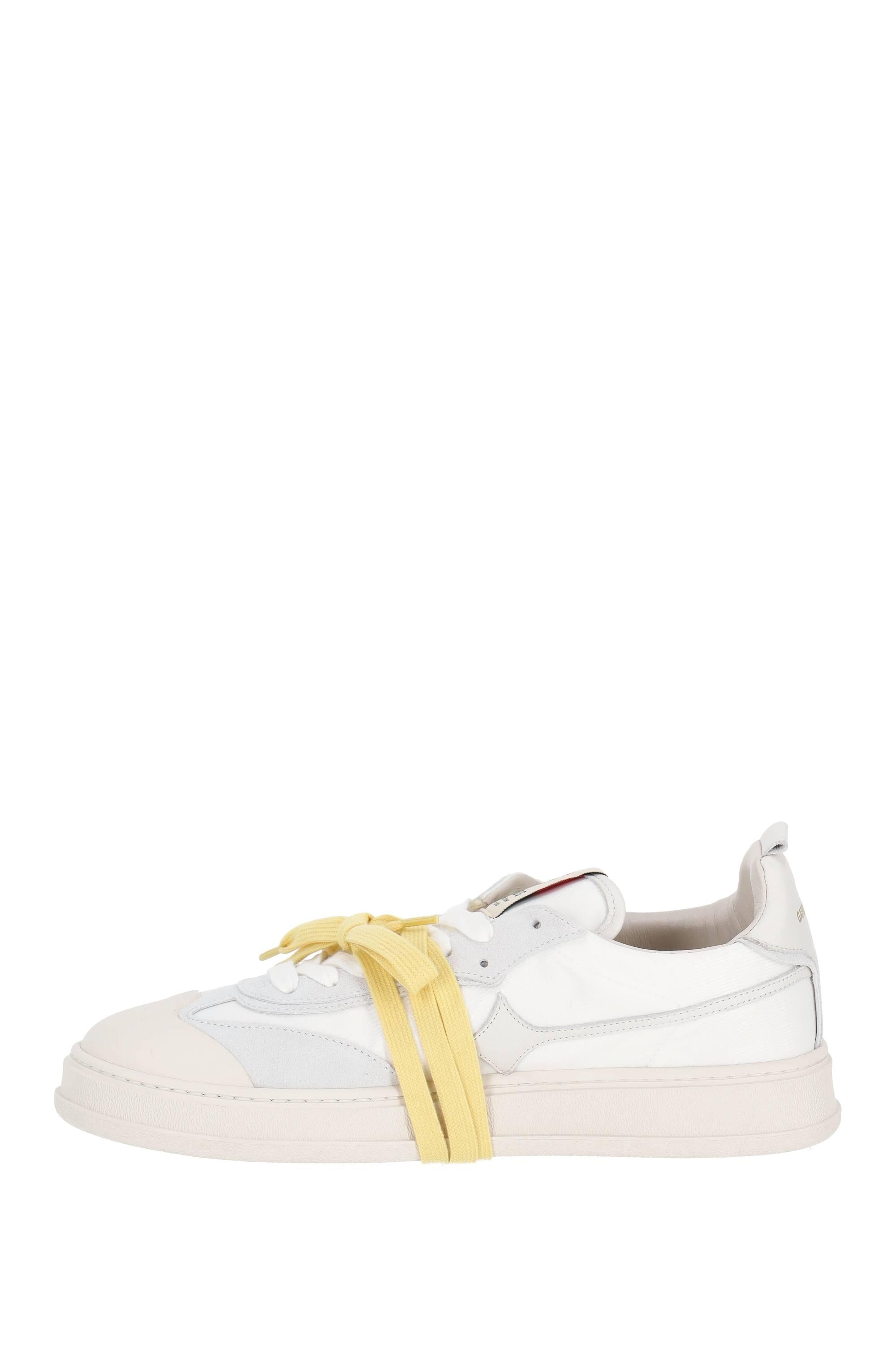 Sneaker Apple in camoscio e nylon APPLE WHITE Garden of God