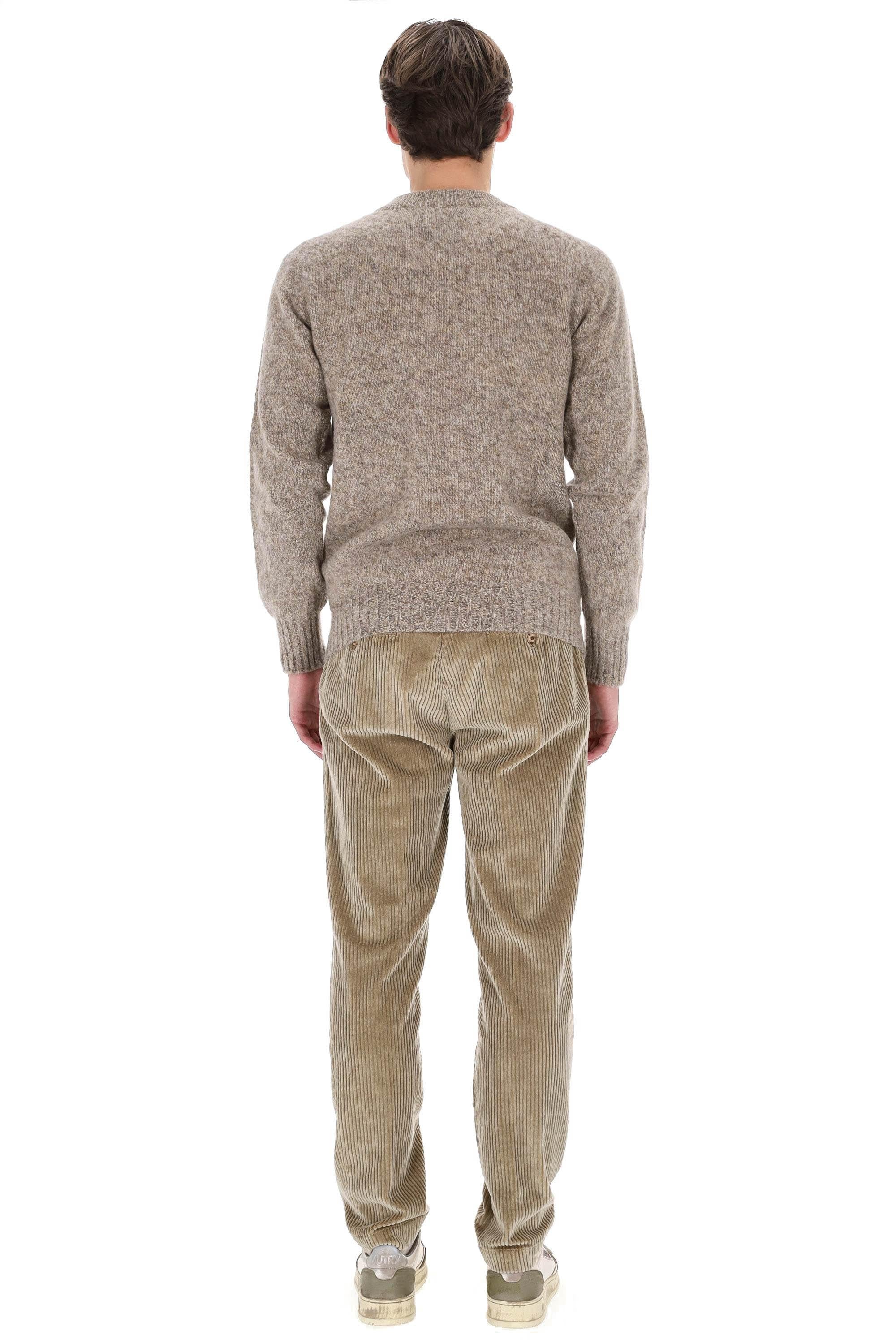 Howlin' Maglia scollo V in lana shetland boxy fit FUTURE MEMORIES/2 MIXED SHROOMS