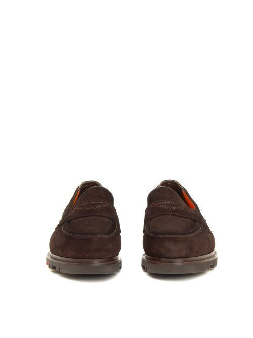 Santoni Mocassino in camoscio lavorazione Goodyear MCCO18859SM3GEGS T44