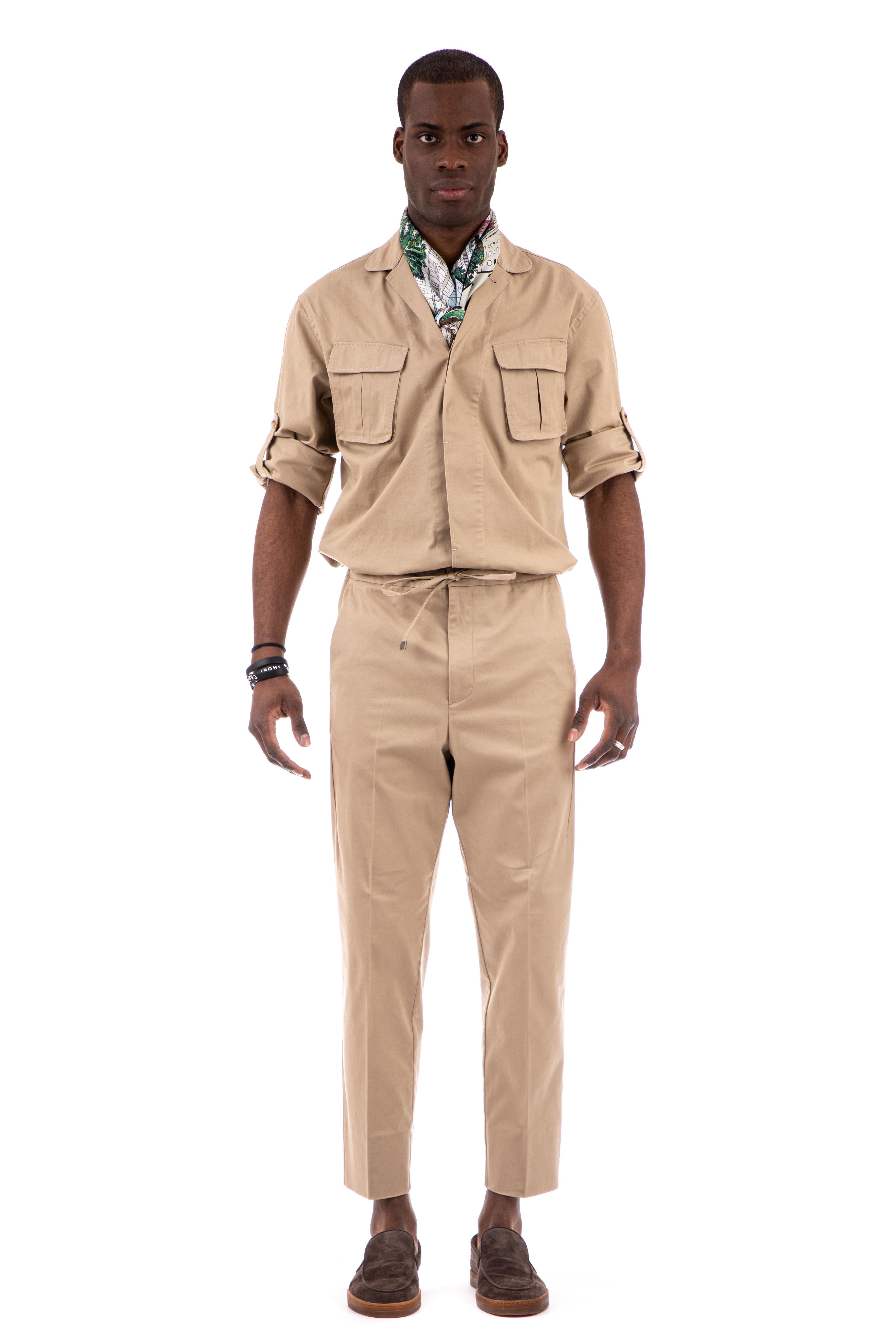 Overshirt in cotone EMNICO EMC1483 200 Lardini