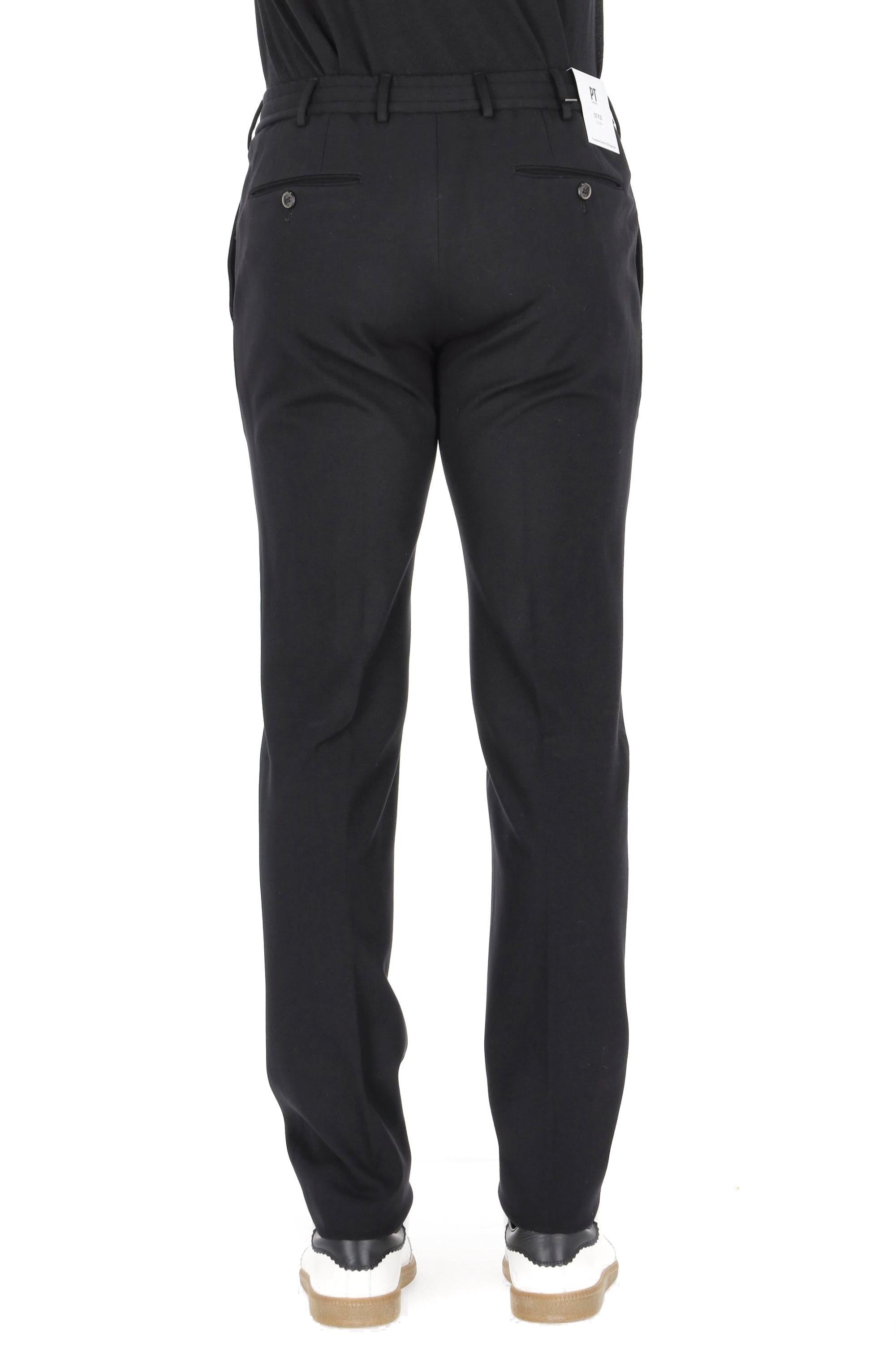 PT Torino Pantalone in jersey stretch di cotone e viscosa Slim jogger fit VSJGZ20CL1 VD01/2 0990