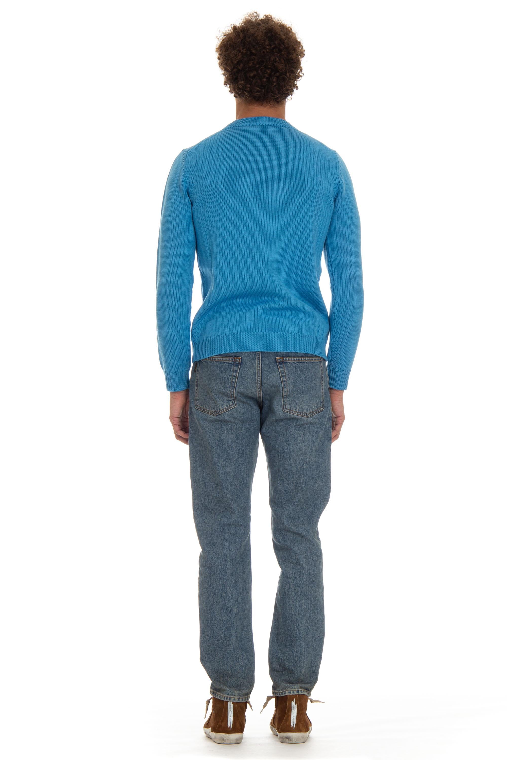 Maglia girocollo in lana merino RA02001/2 RA0214 Roberto Collina