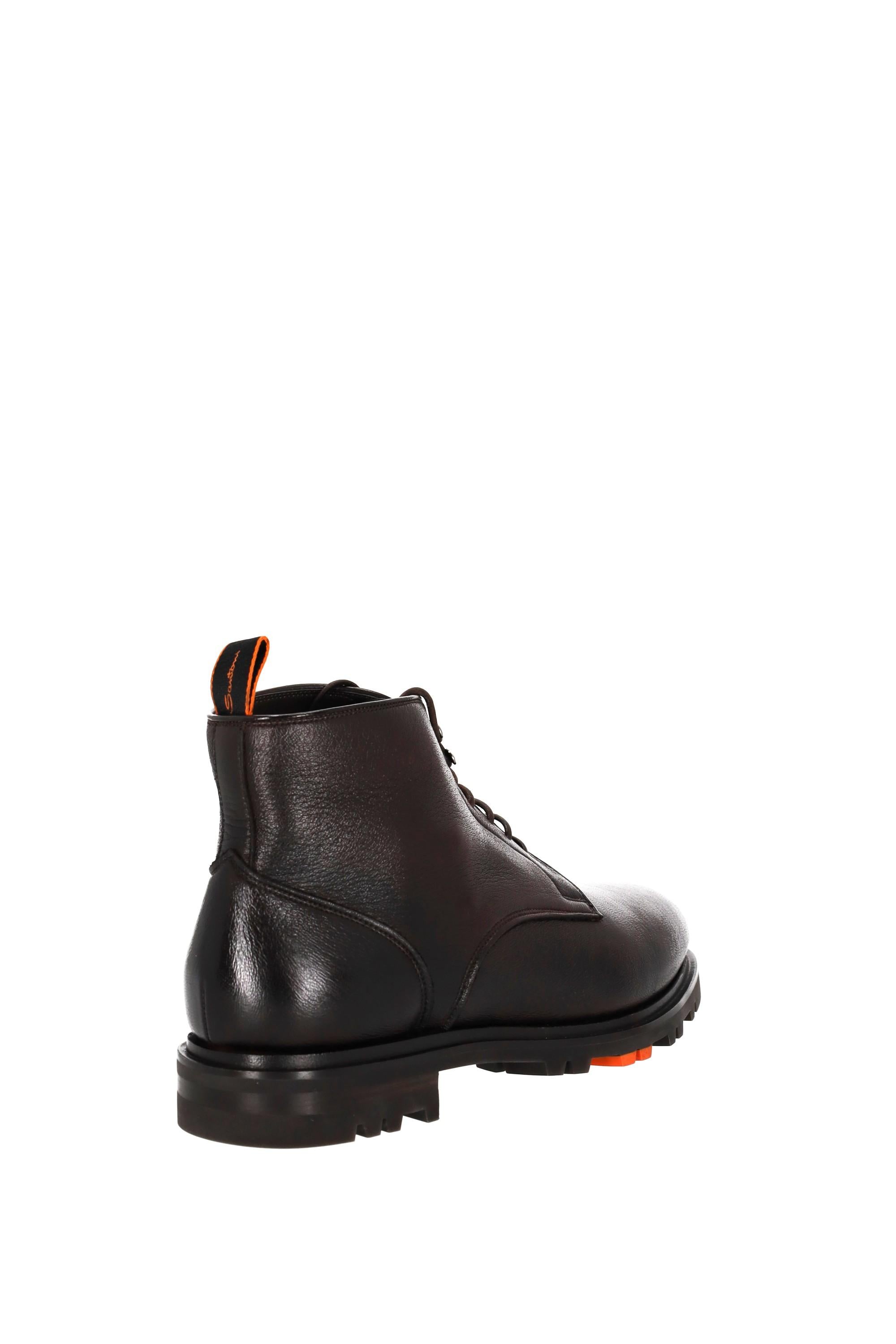 Santoni Polacchino in pelle di cervo modello Logan MCCO18858SM3SLE1 T50