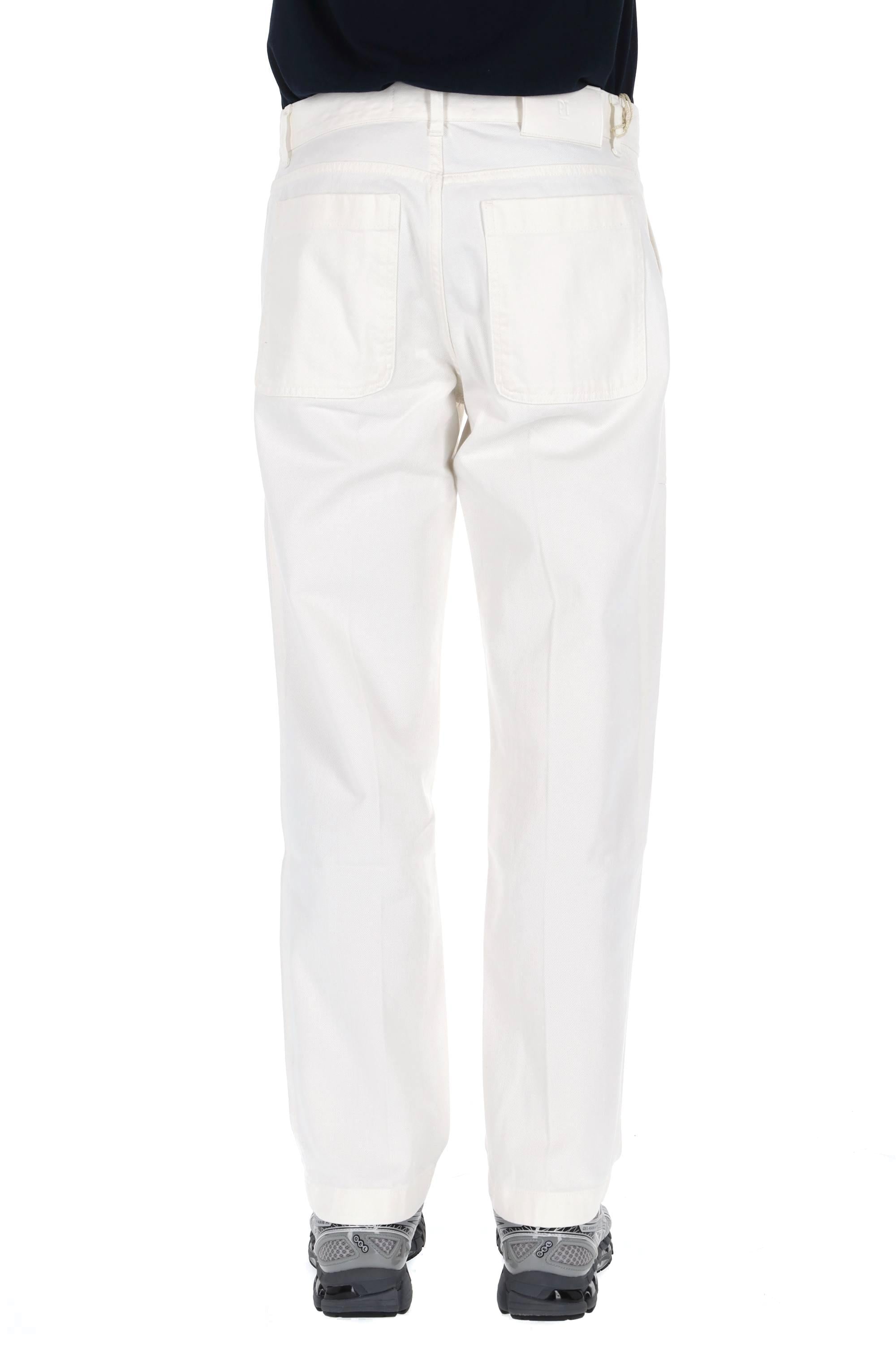 PT Denim Pantalone bull in cotone fatigue C5AP09ZD TX14T0 Y018