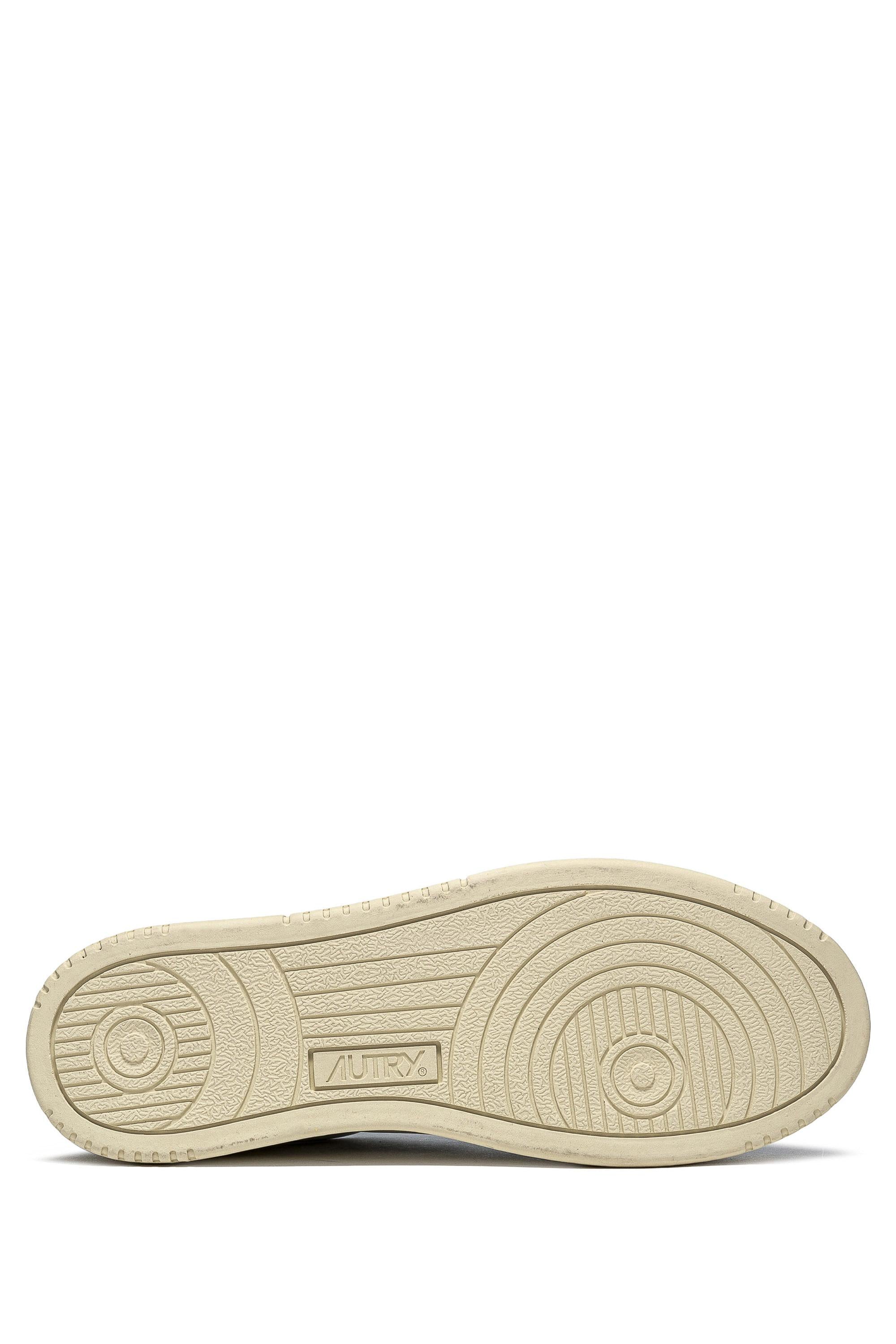 Sneaker Medalist donna in pelle talloncino bianco AULW - LL15 WHT/WHT Autry