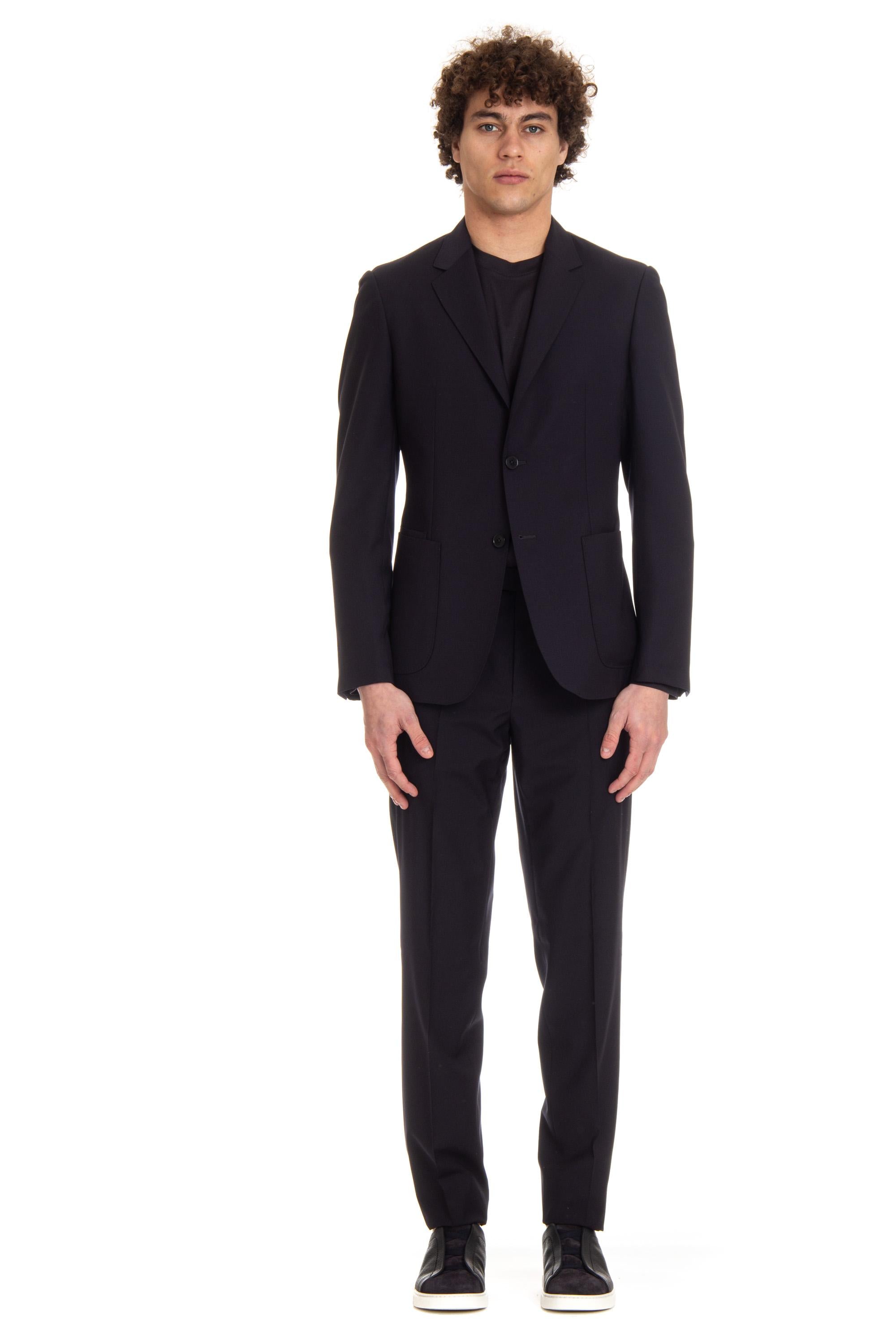 Zegna Abito in lana Techmerino 722744A7-2XPYGX 412