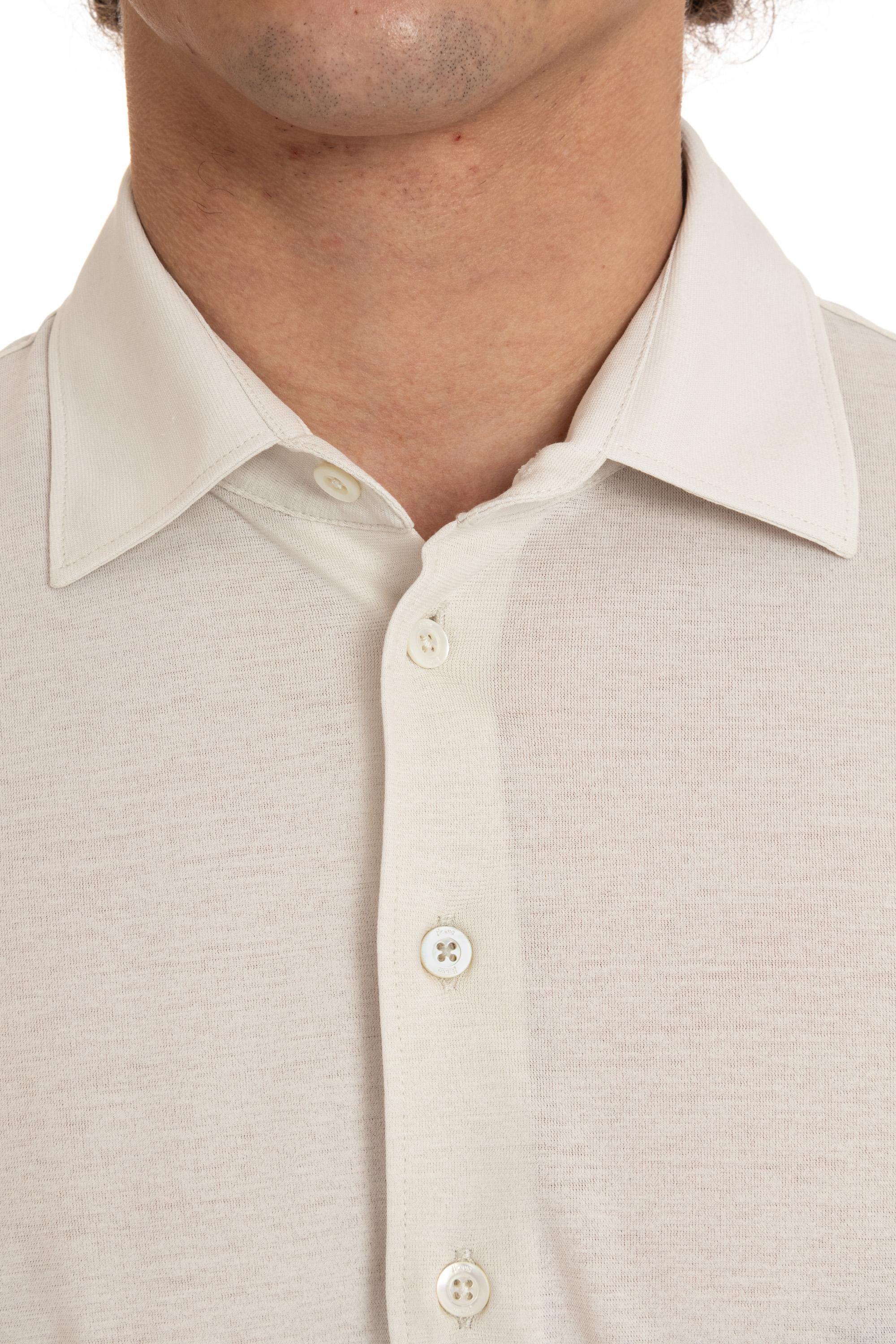 Herno Camicia-polo in crepe di cotone JPL00116U 1315