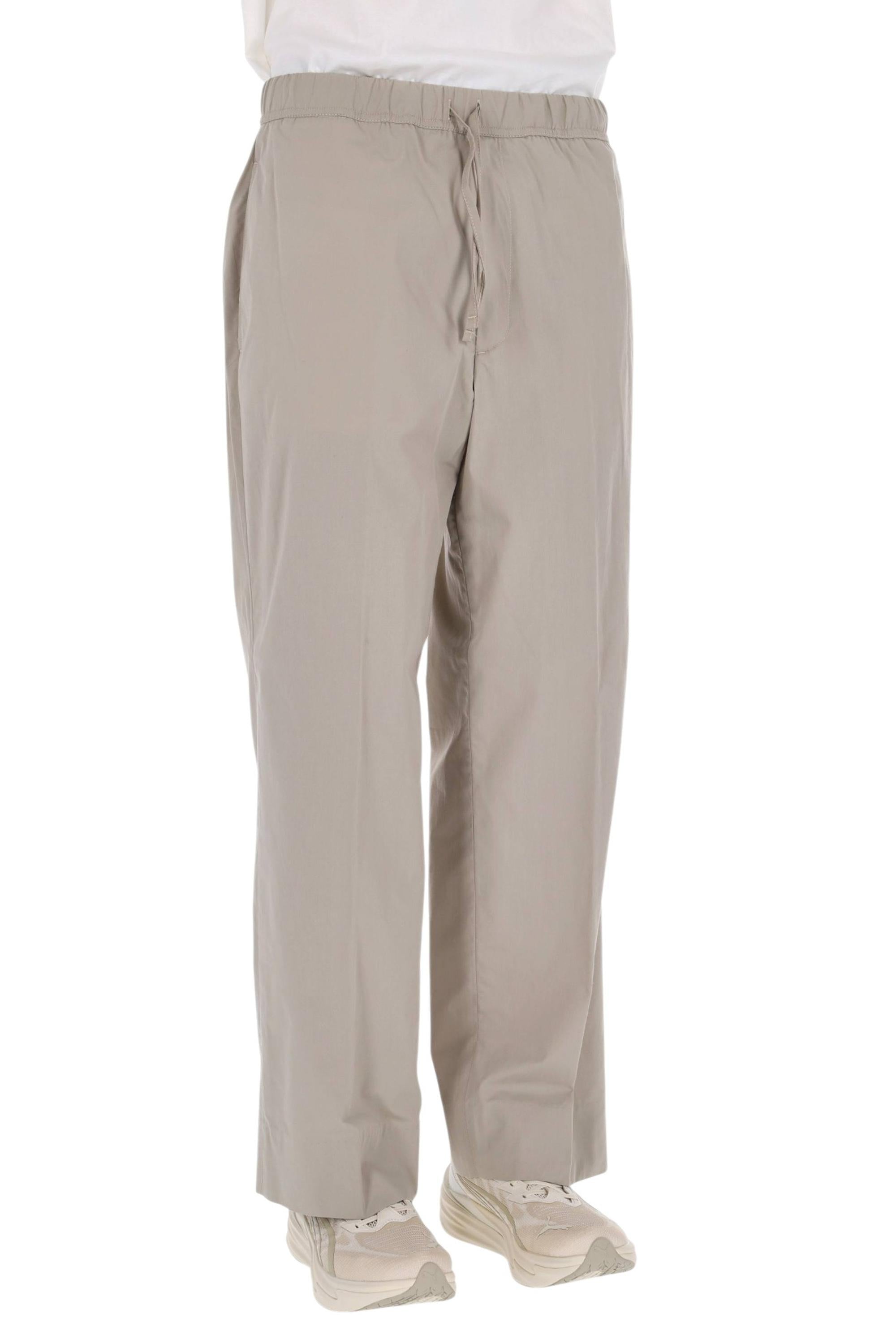 Officine Générale Pantalone in cotone light popeline mod. Nilson MTLG469 GALET