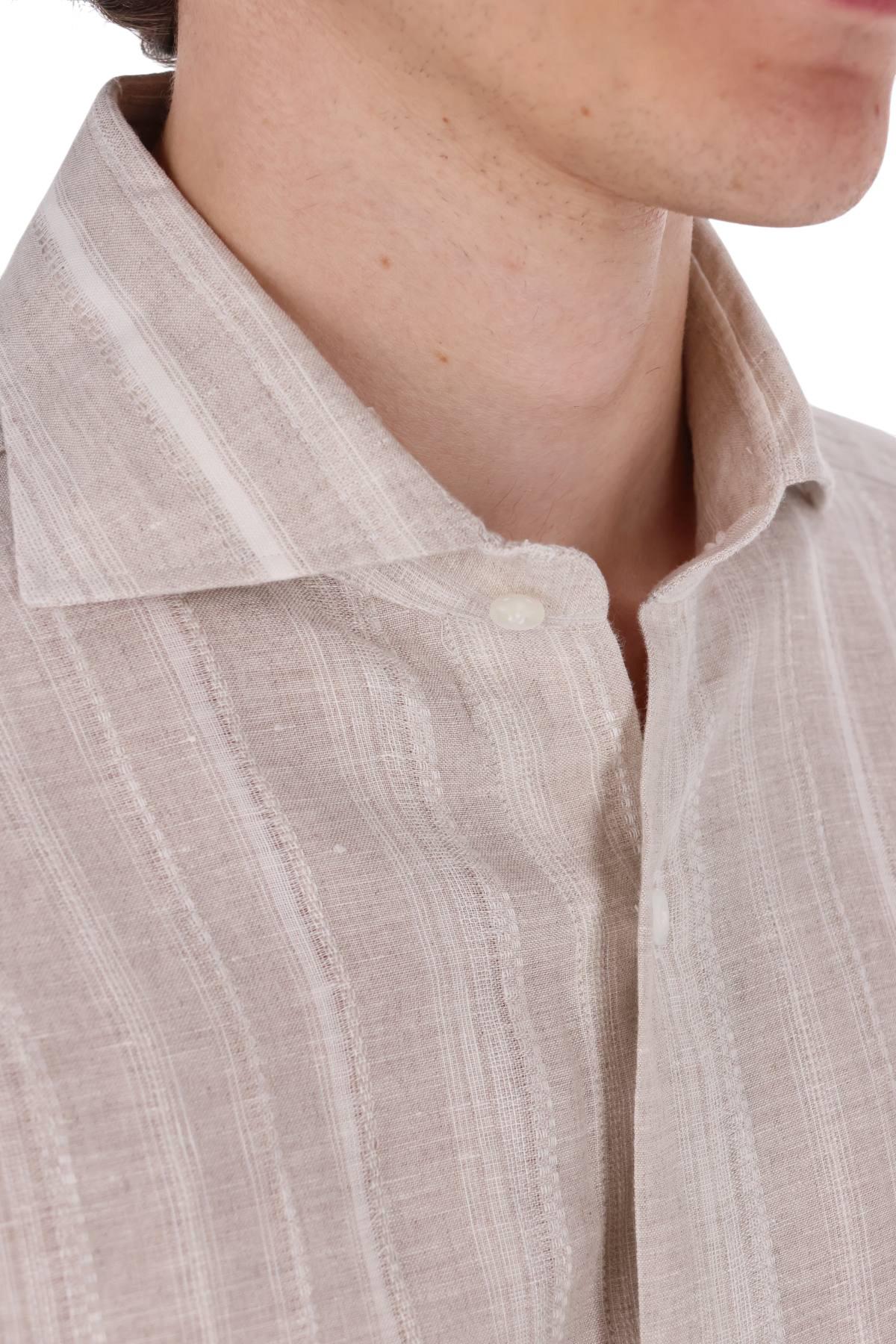Barba Camicia tramata in lino Dandylilfe LIU13P0154041.R-2 0002