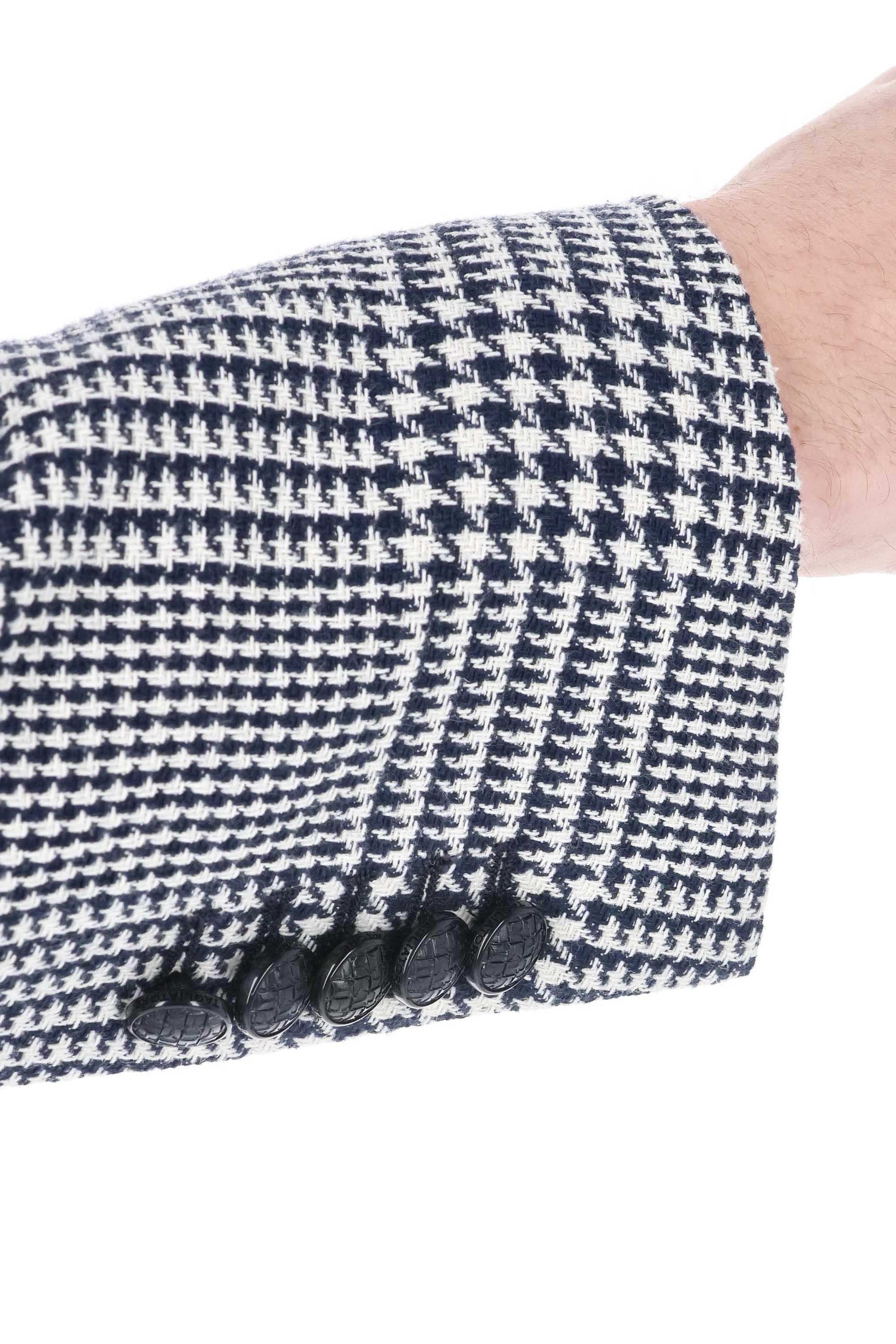 Giacca doppiopetto in cotone-lino linea Pino Lerario G-PL20K-340300-25E331 EB874 Tagliatore