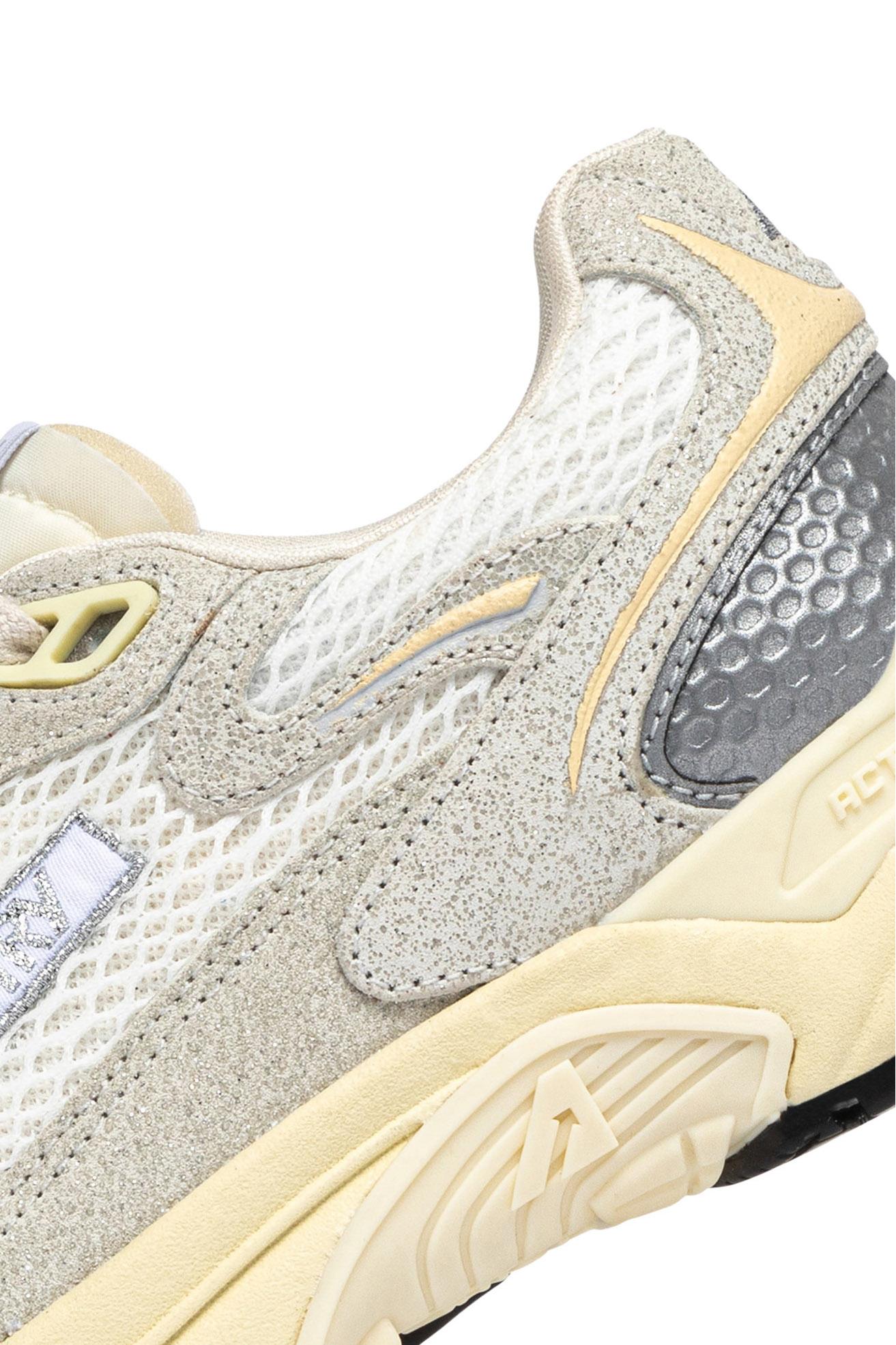 Autry Running donna Hyperway in camoscio HYLW HG02 WHT/SILV