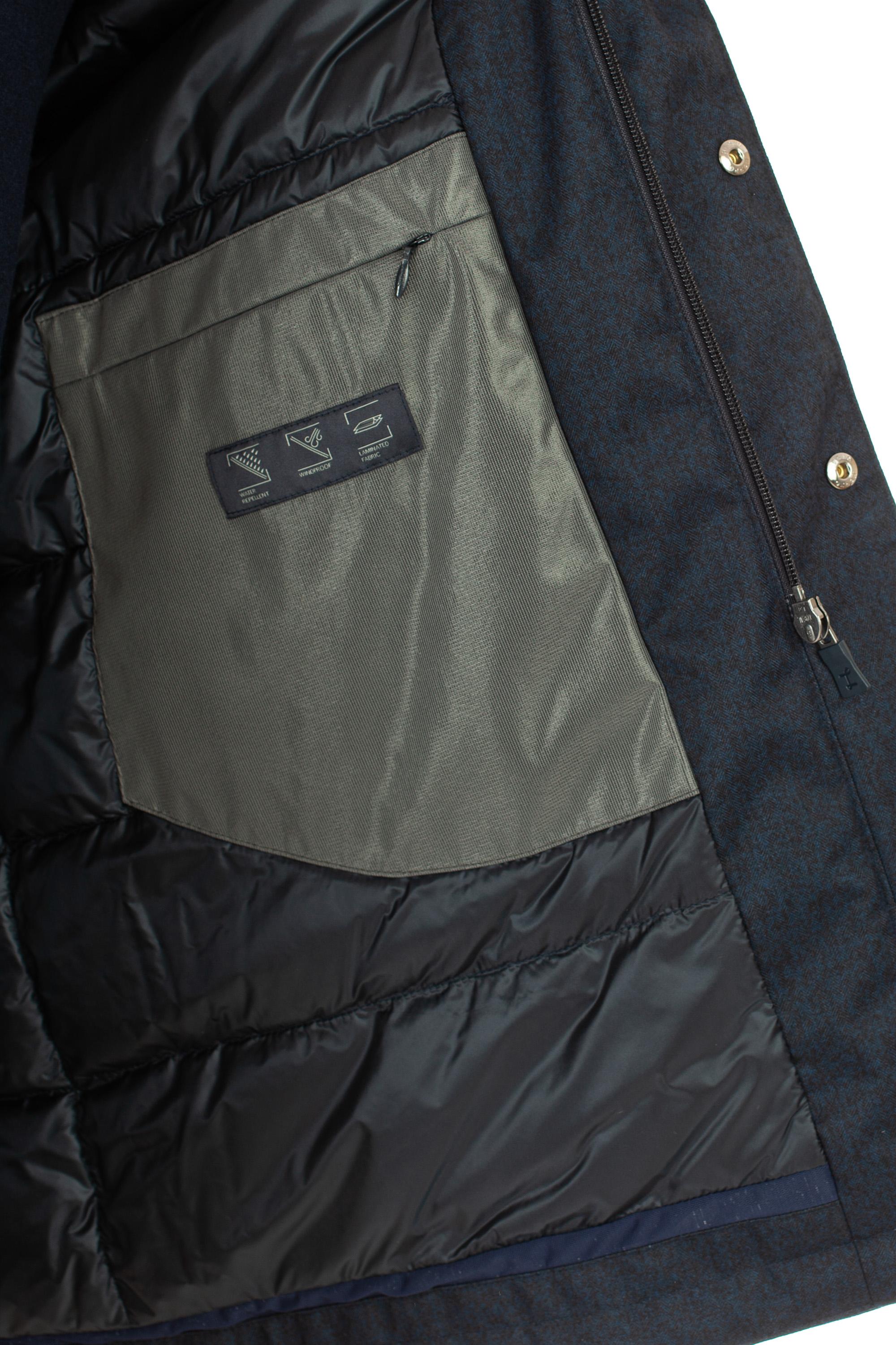 Car coat effetto lana con collo camicia linea laminar PI00268UL-12393 9201 Herno