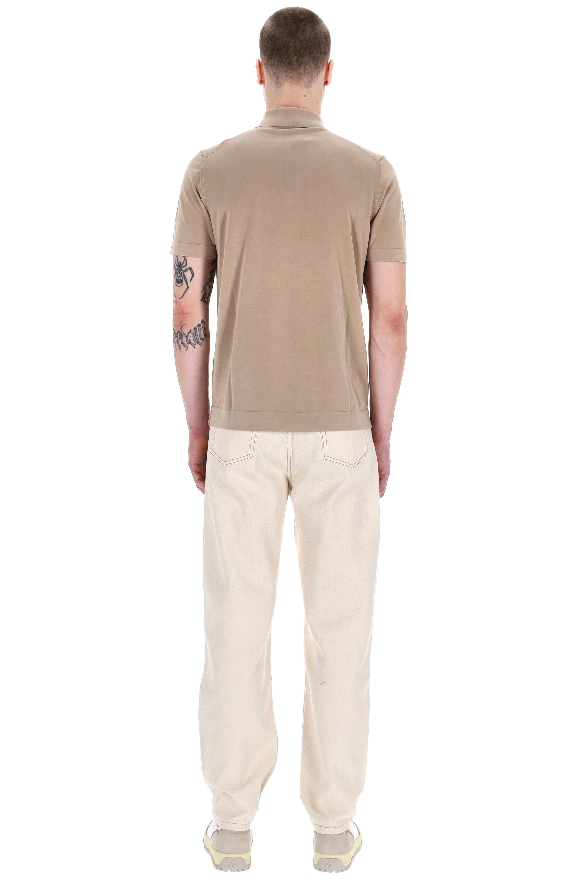 Drumohr Polo in cotone frosted superlight D0GF202N-2 515