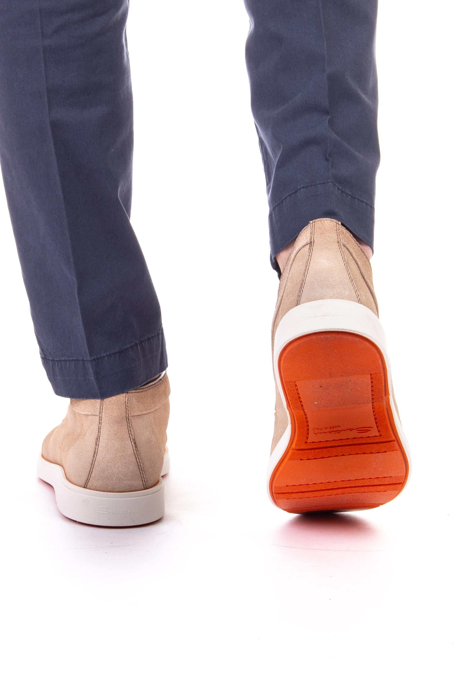 Slip on in camoscio MGDT17823BARBGWHM 24R Santoni