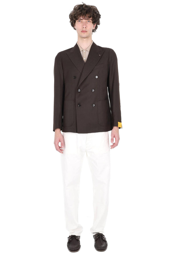 Veste croisée resca en laine vierge mod. Montecarlo