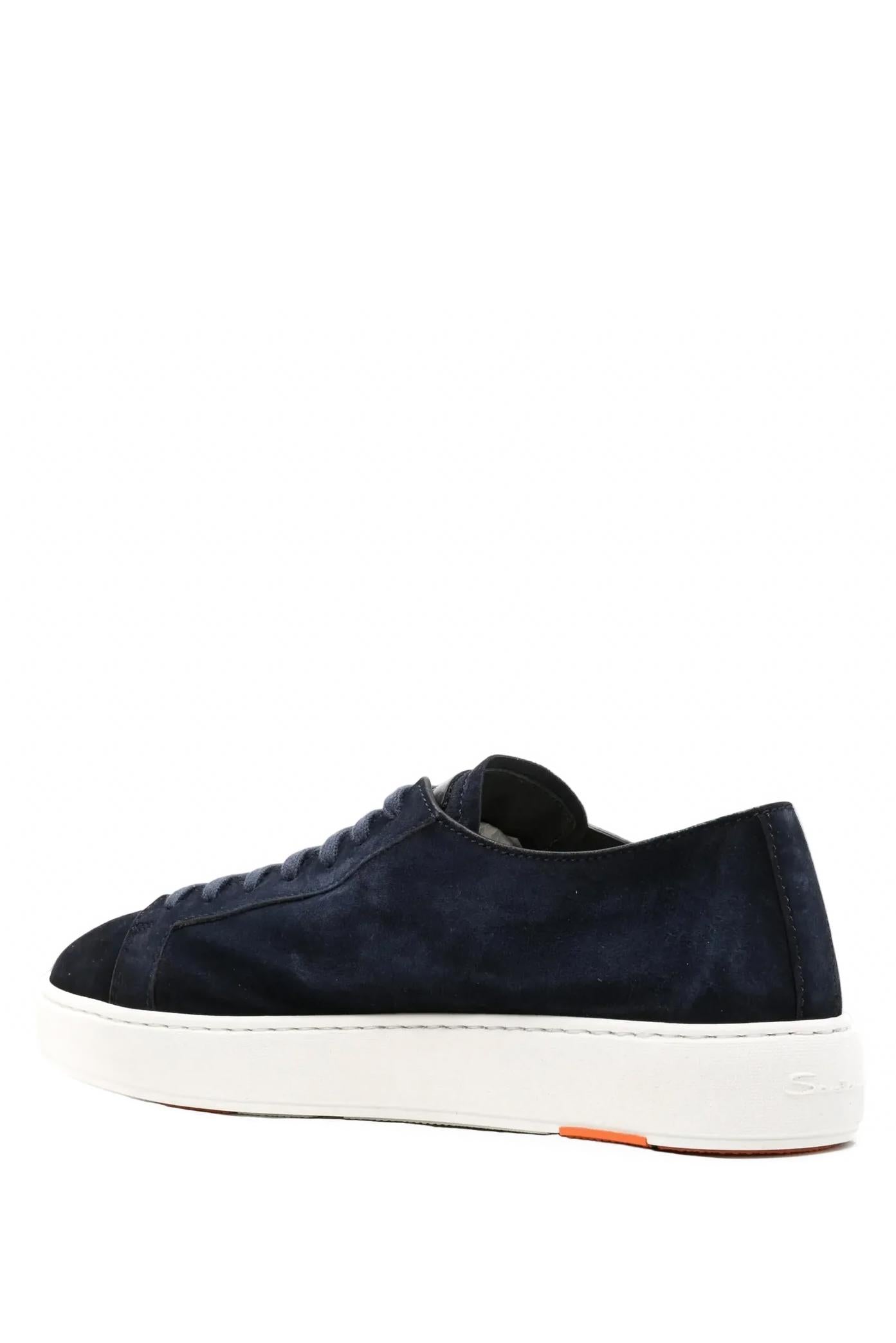 Santoni Sneaker in camoscio seta supersoft MBCD21571BARTAOL U60