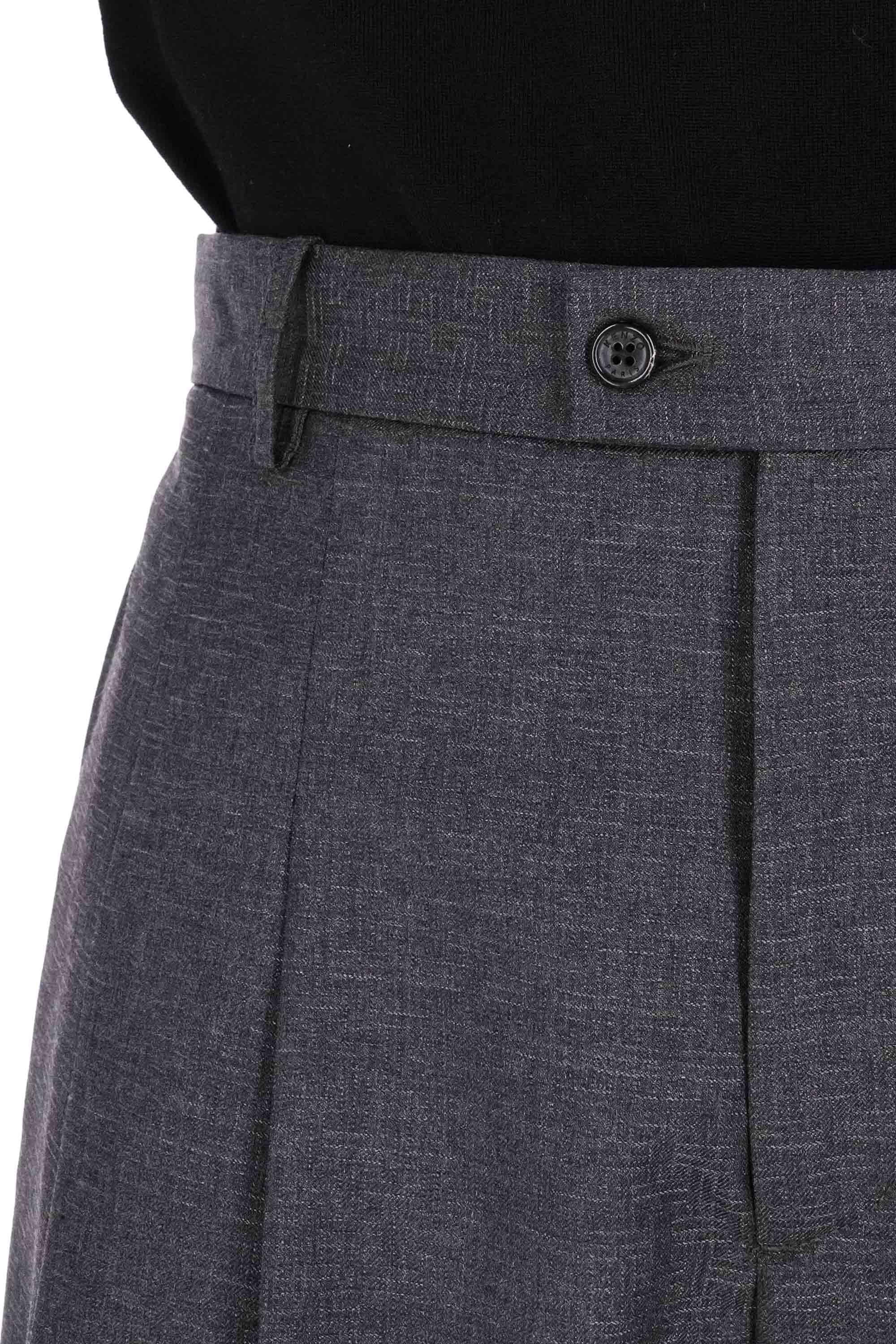 Kenzo Pantaloni Weave lana vergine FF65PA3689ID 92